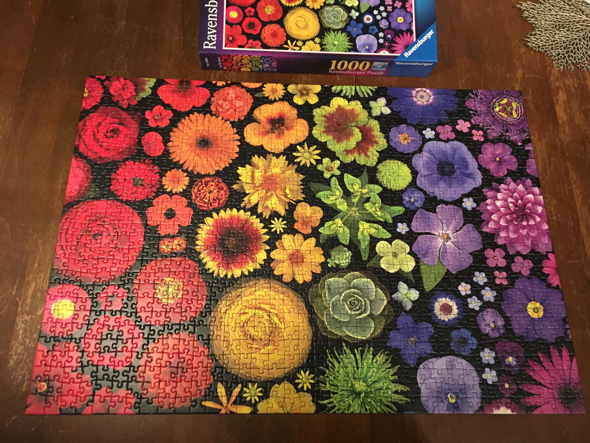 Ravensburger Flower Power 🌺🌸Super fun, I absolutely love this puzzle