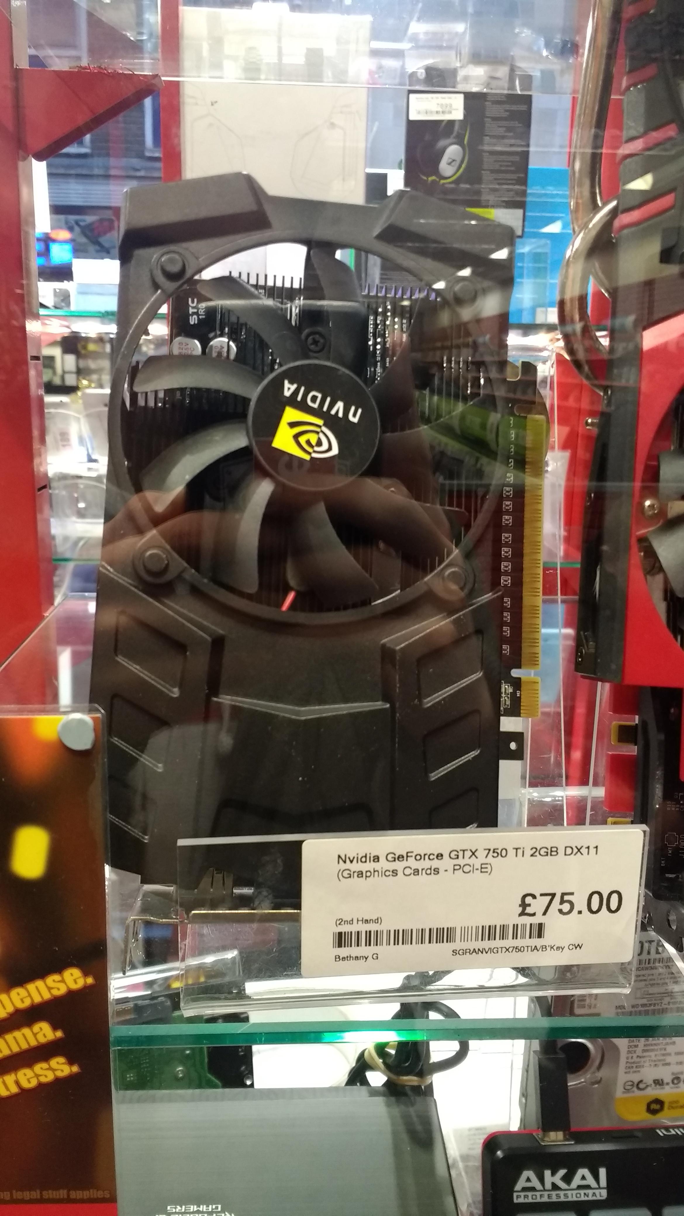 CEX in the UK selling the fake graphics cards that have been flooding