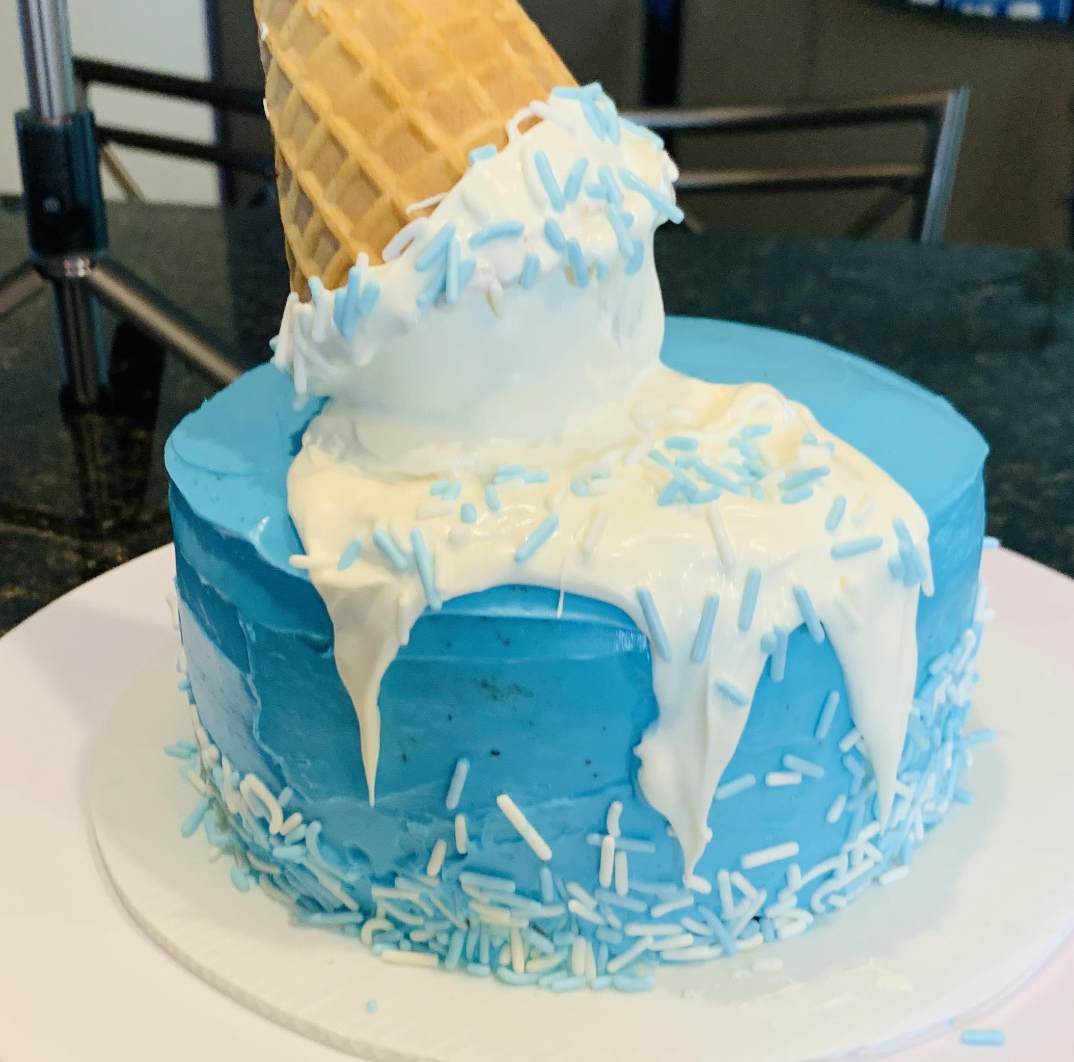 Melted ice cream cake r/Baking