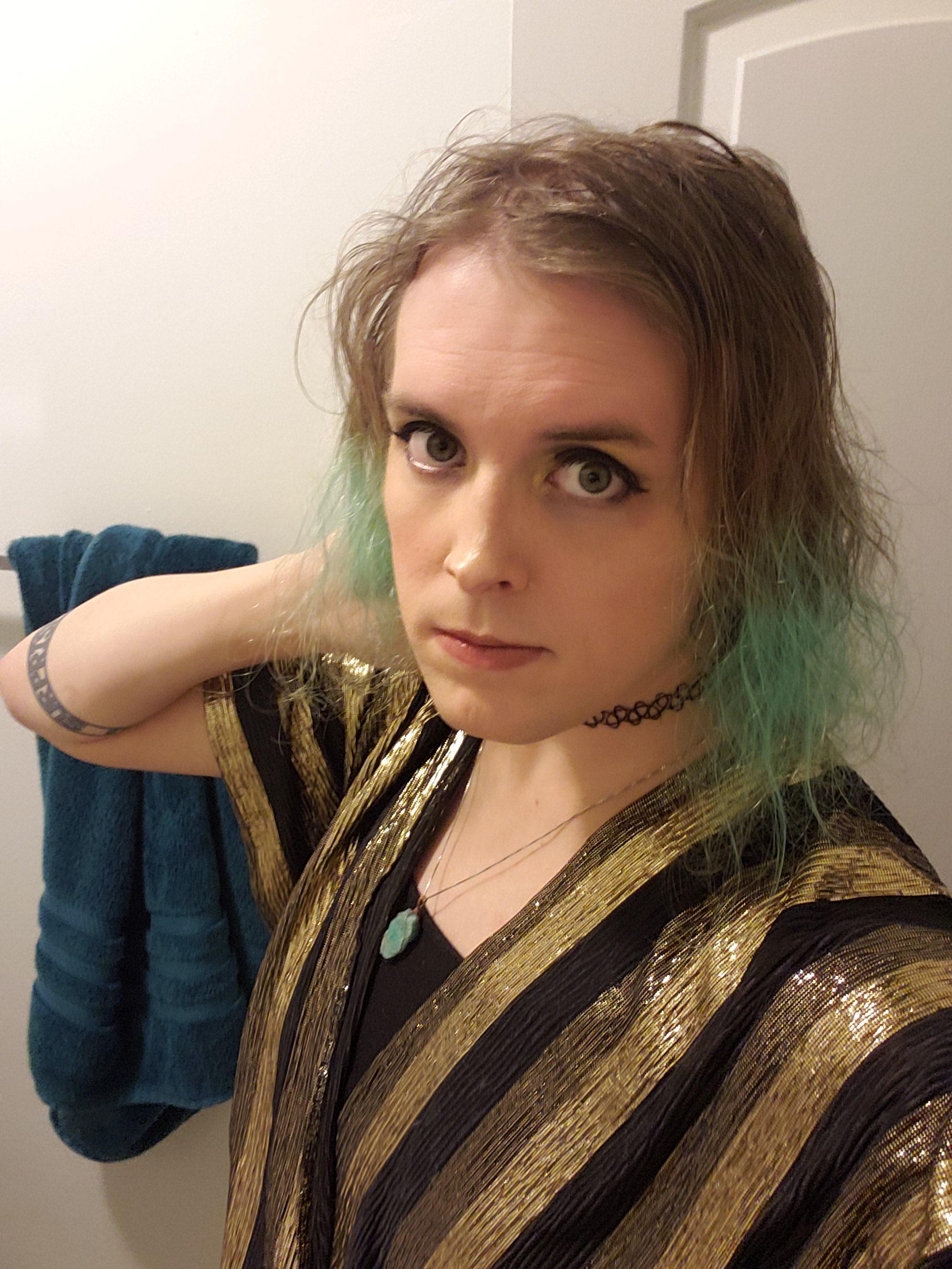 Feel like I was Lookin Good (tm) for new years last night transadorable