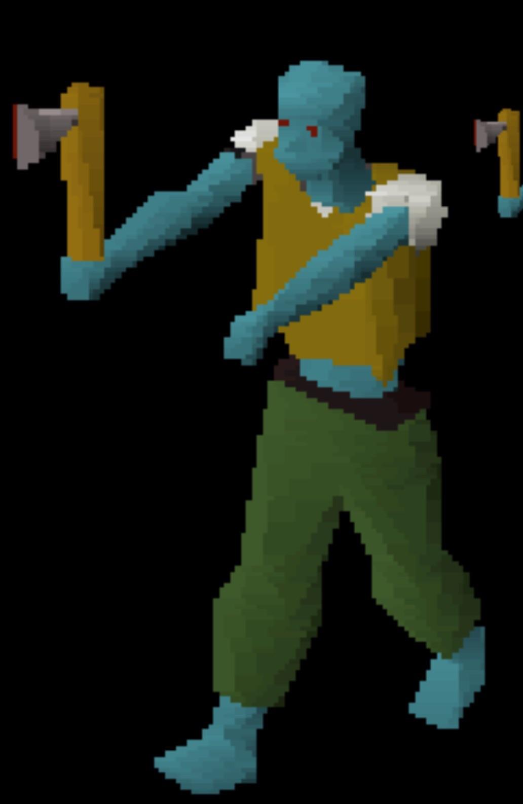 [Suggestion] Give us the blue zombie skin and the zombie axe to be able