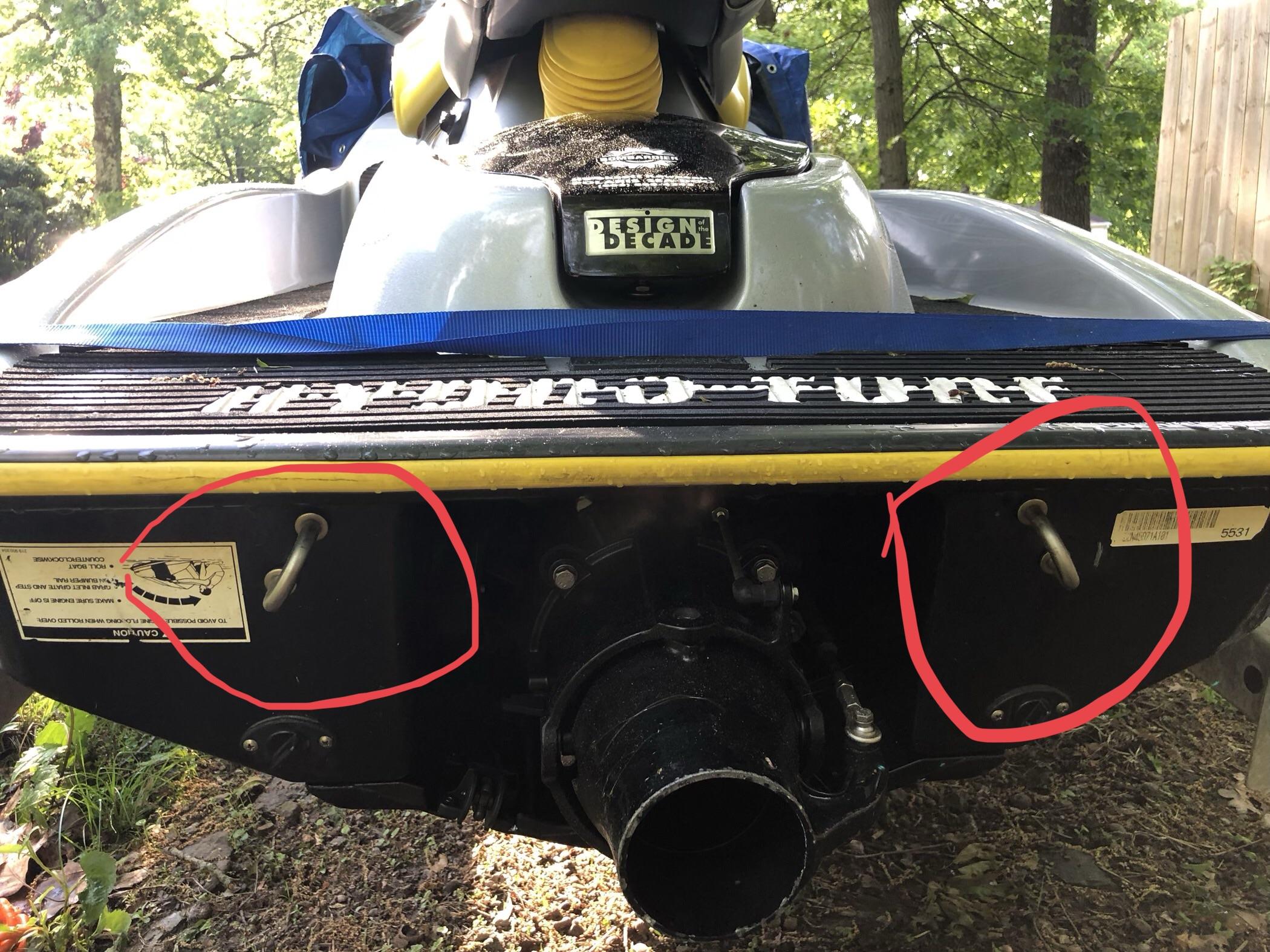 Tow hooks ( read my posted comment) r/jetski