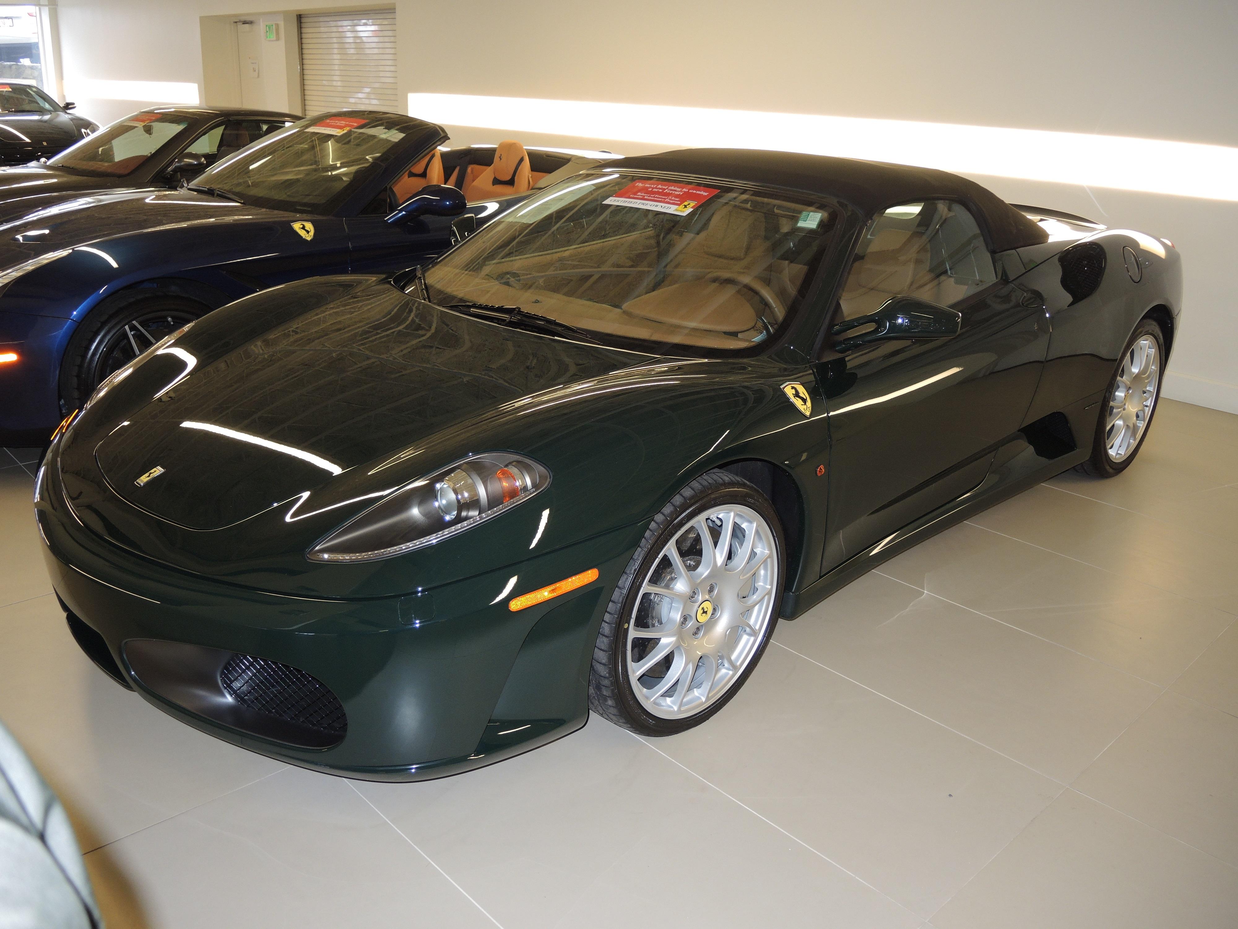 Verde British Racing Green F430 F1 Spider, Miller Motorcars, Greenwich