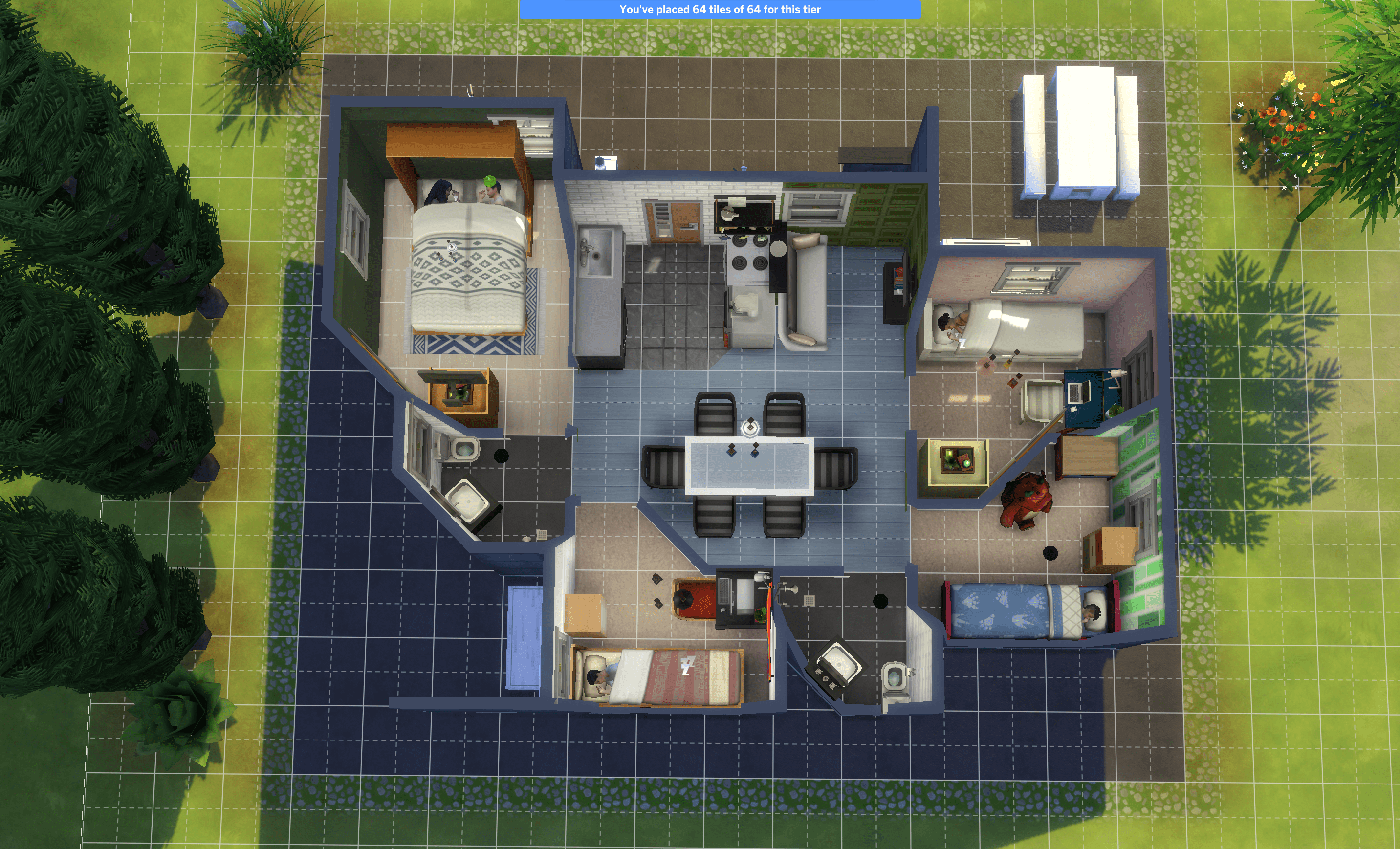 Sims 3 4 Bedroom House Plans Modern House Plan 76437 Total Living