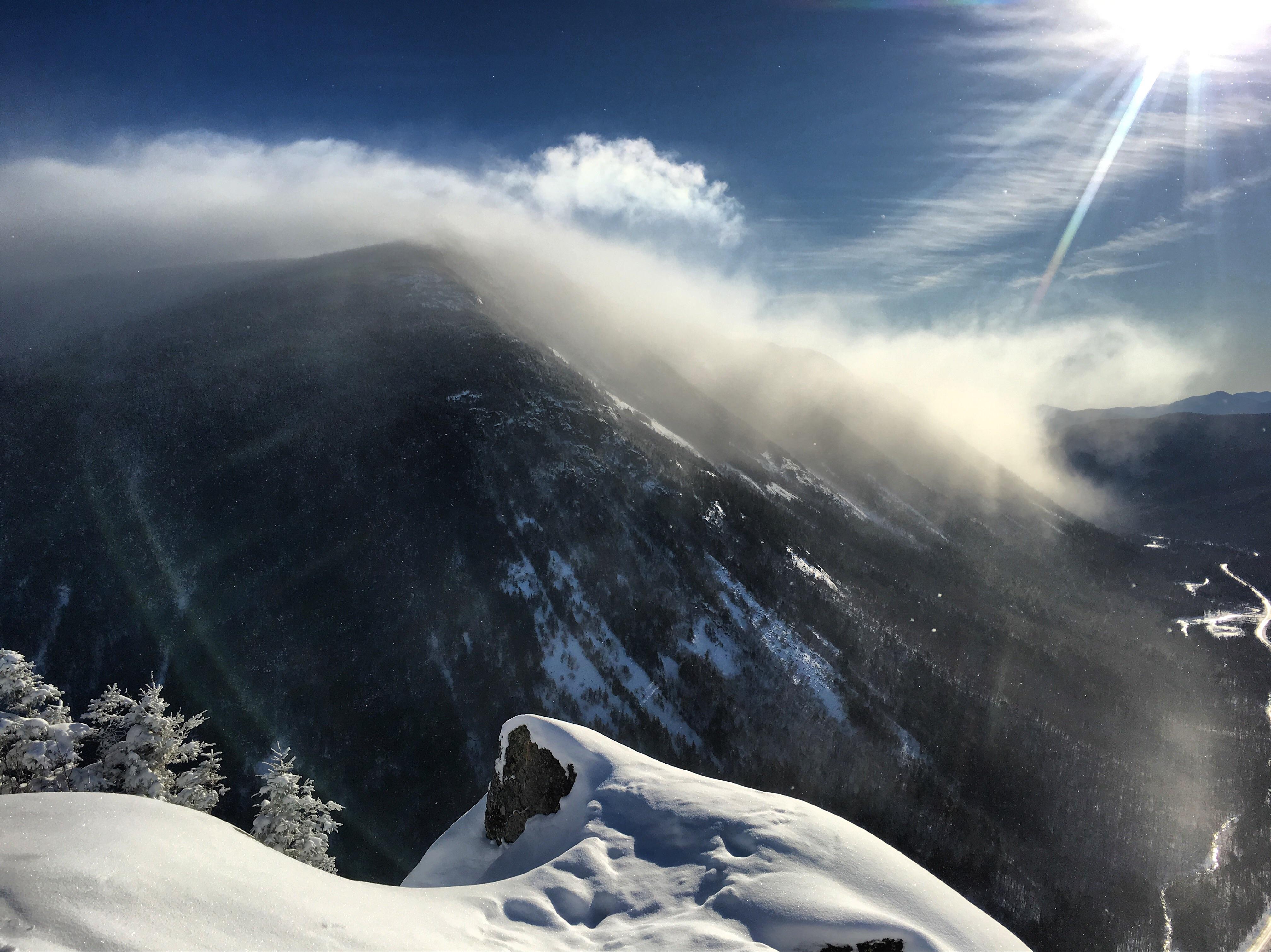Mt Willard, New Hampshire, 12/17/17 (looking at Mt ster/Crawford