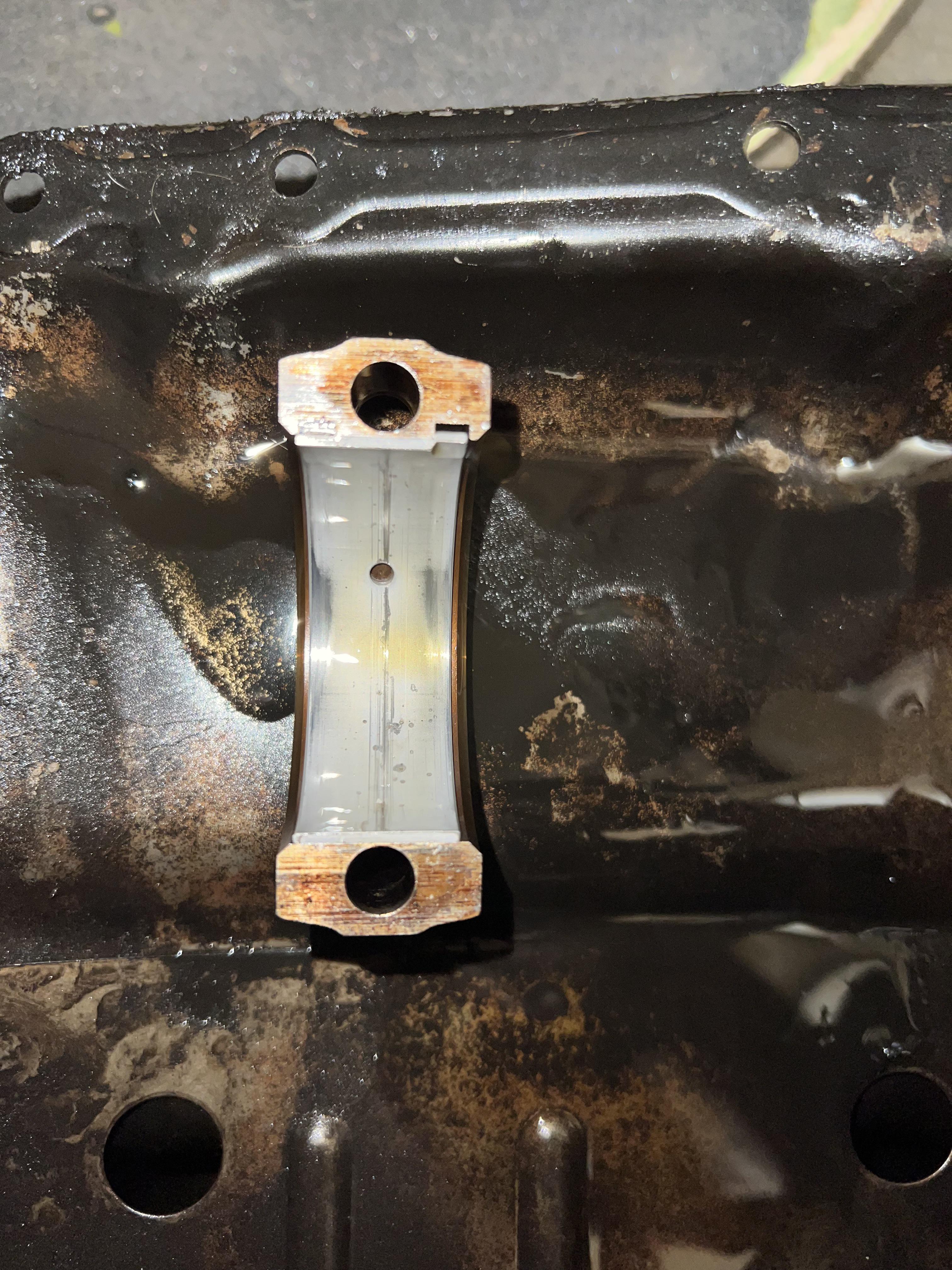Does this look like proper rod bearing wear? r/MechanicAdvice