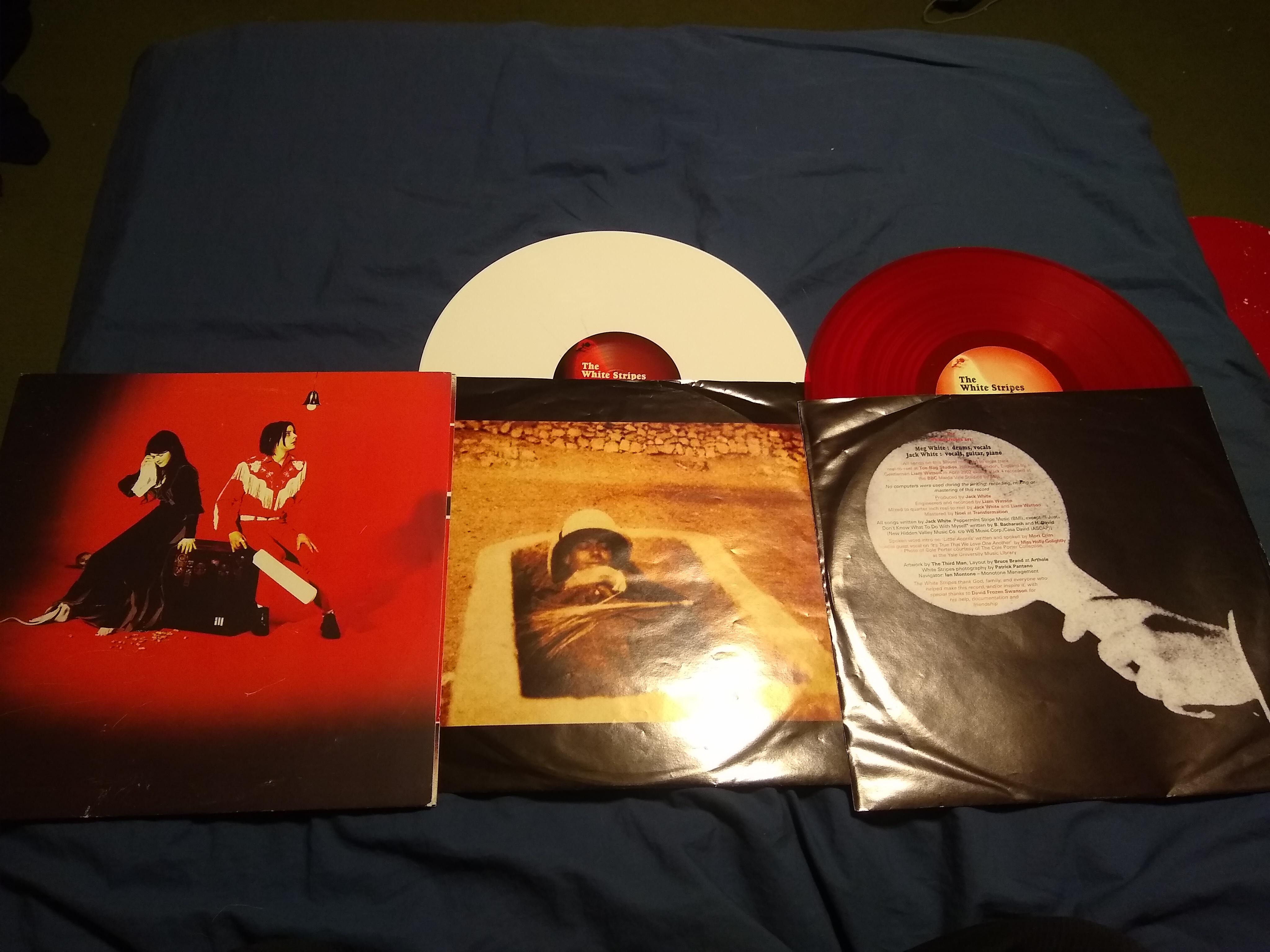 White Stripes Elephant red and white colored vinyl, definitely the