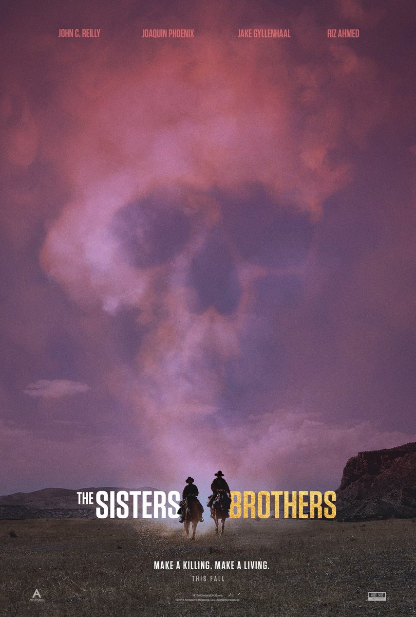 New poster for 'THE SISTERS BROTHERS’ starring Joaquin Phoenix, John C
