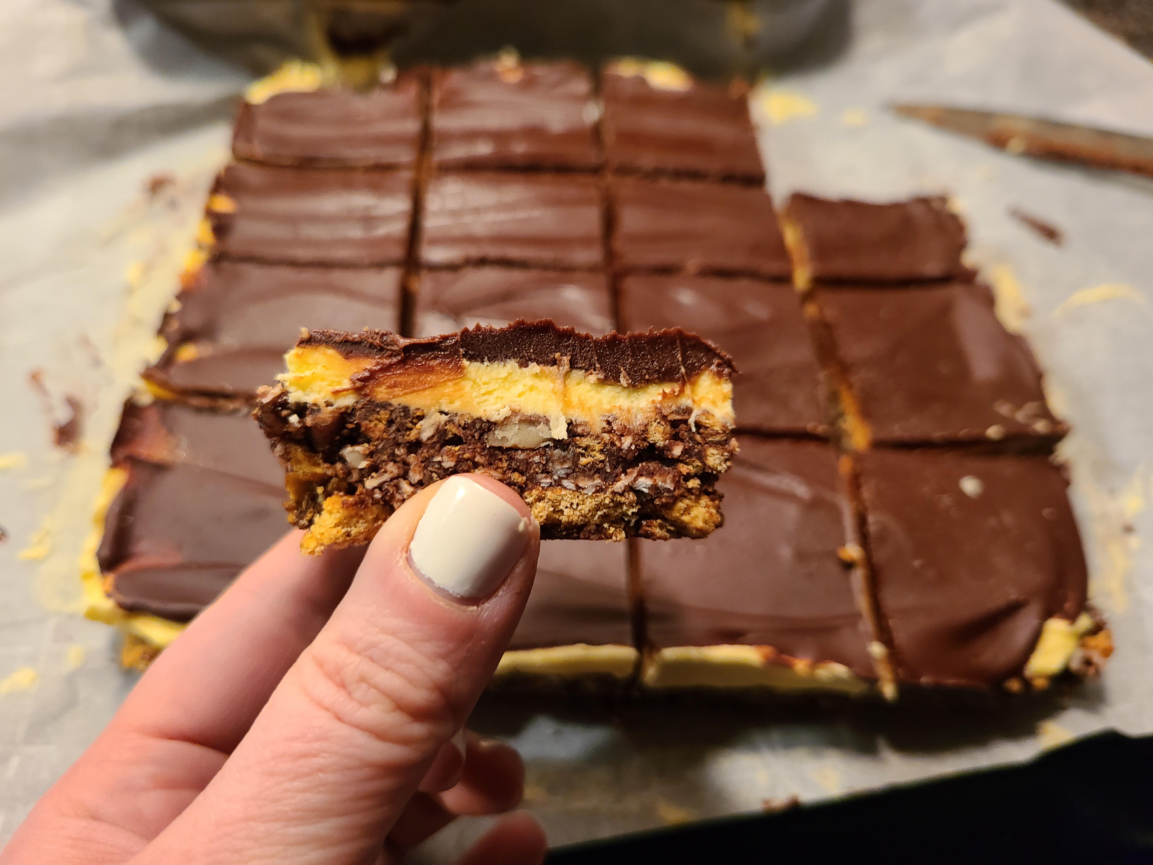 [homemade] Nanaimo bars r/food