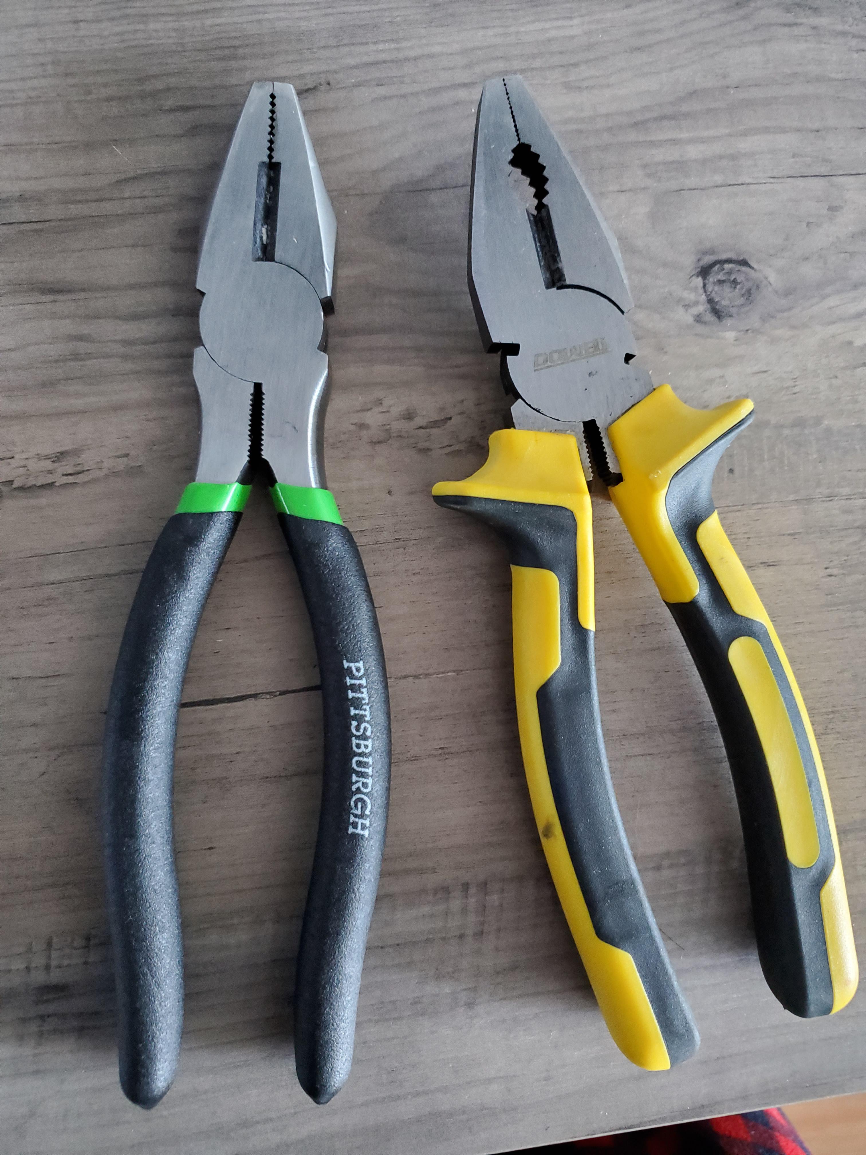 Linesman vs combination pliers r/Tools
