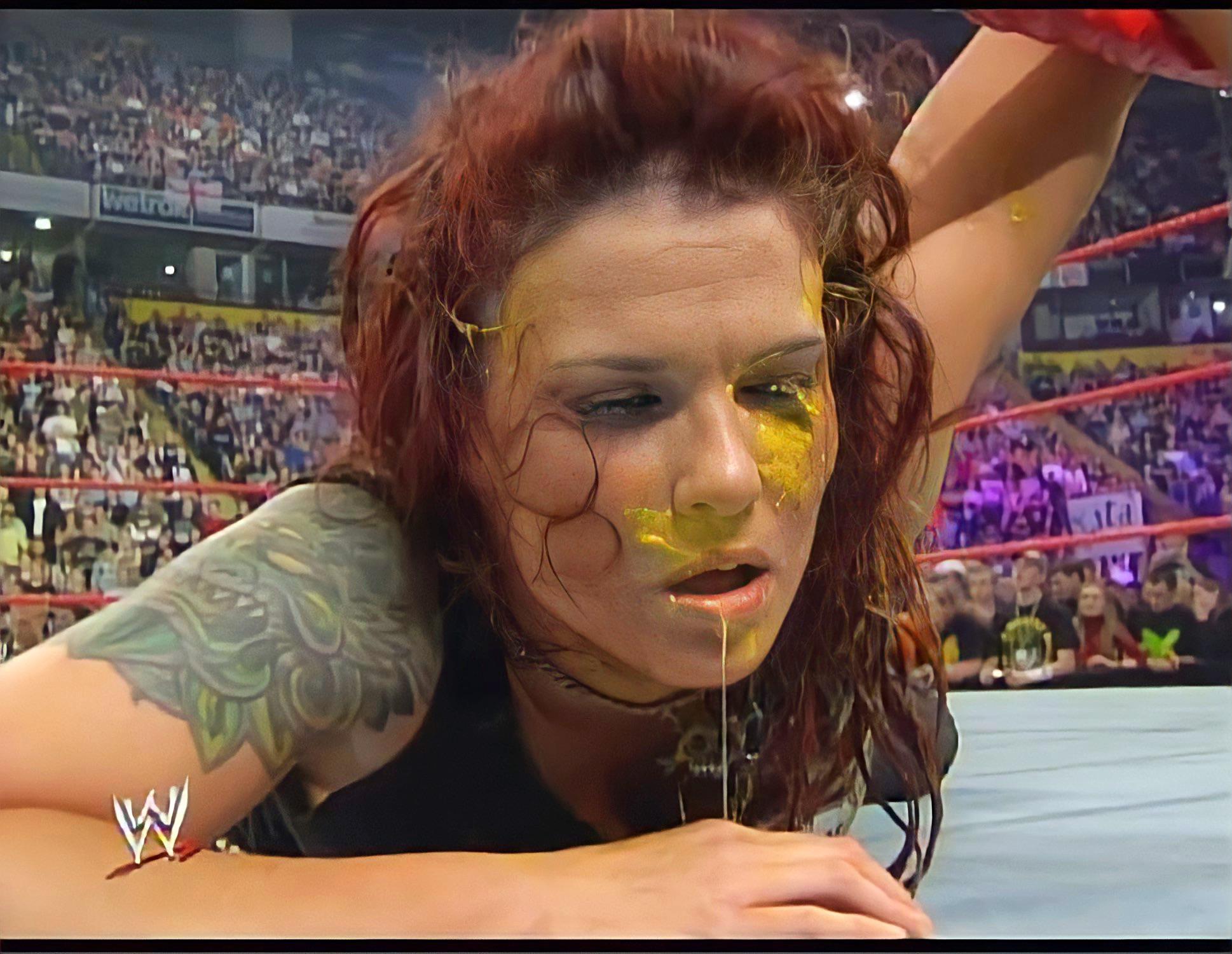 Lita post match : WrestlingHumiliation