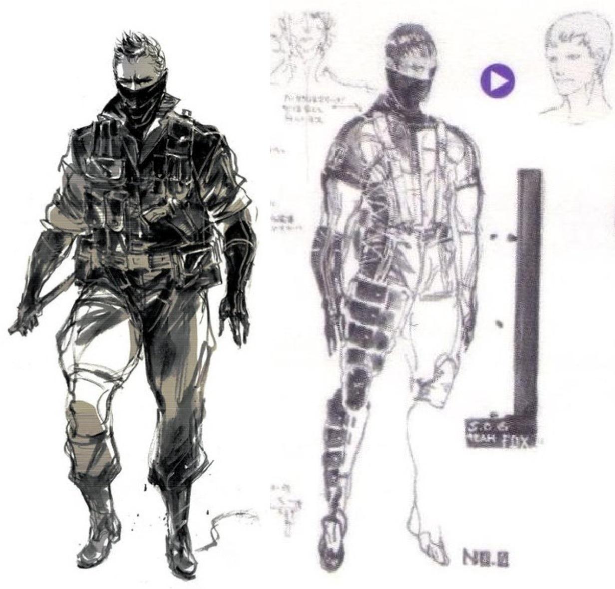 It's interesting how the cut Adult Chico from MGSV would have mirrored