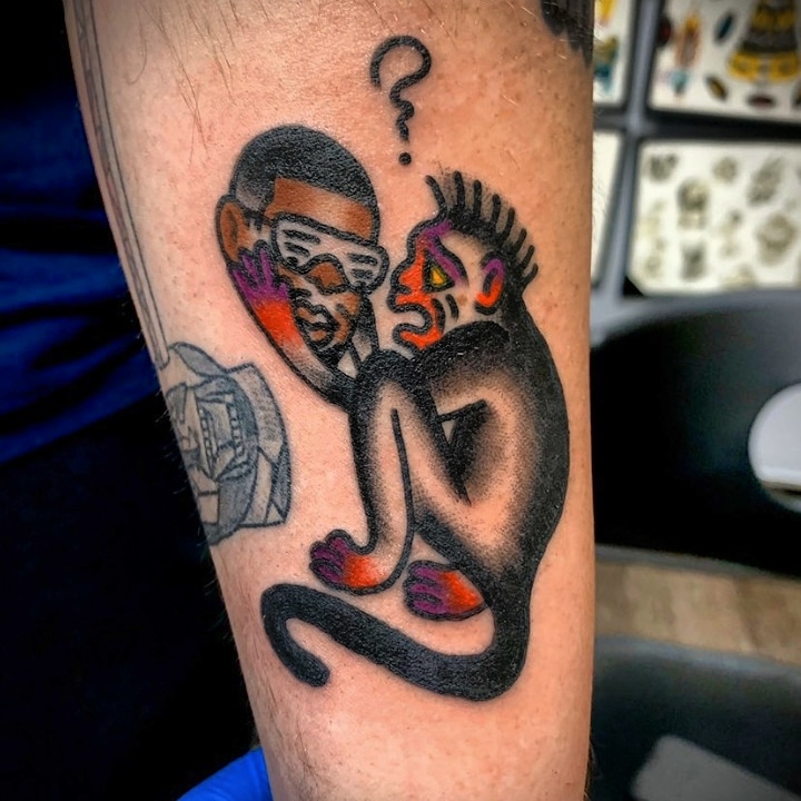 I miss the old Kanye. Done OM Tattoo in Fort Wayne, IN