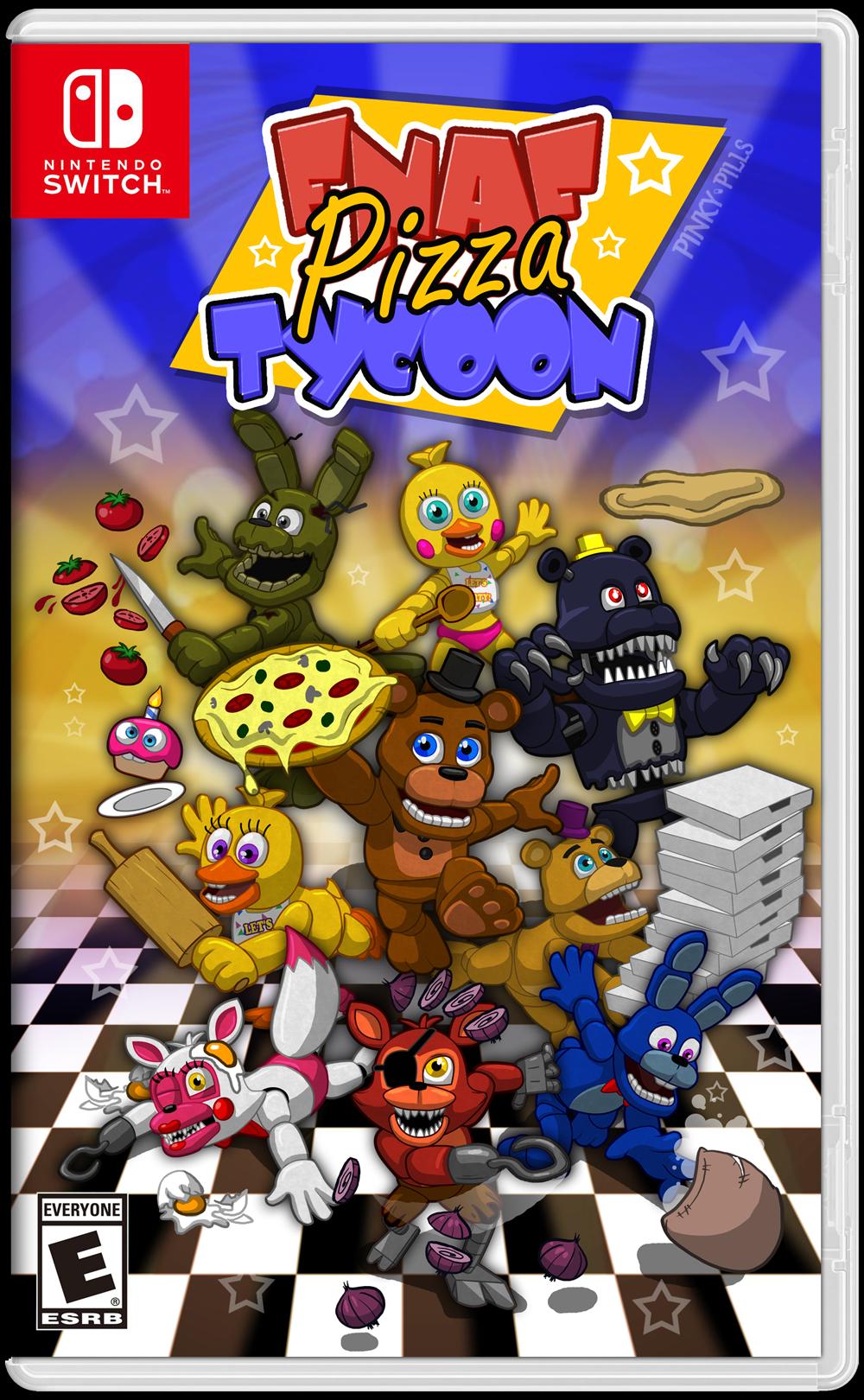 FNaF Pizza Tycoon Nintendo Switch Cover ;P fivenightsatfreddys