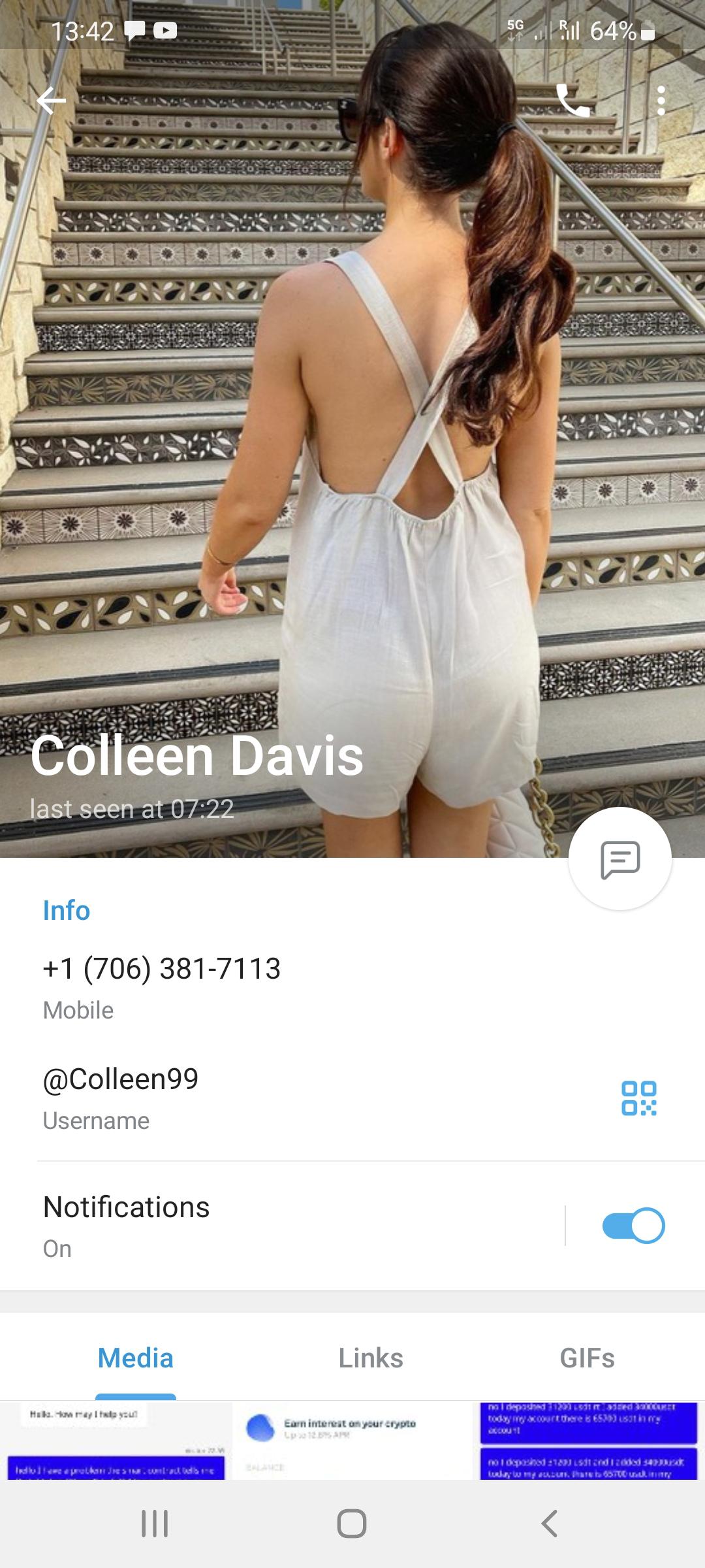 she contacts you on telegram sends you a link and explains how to join