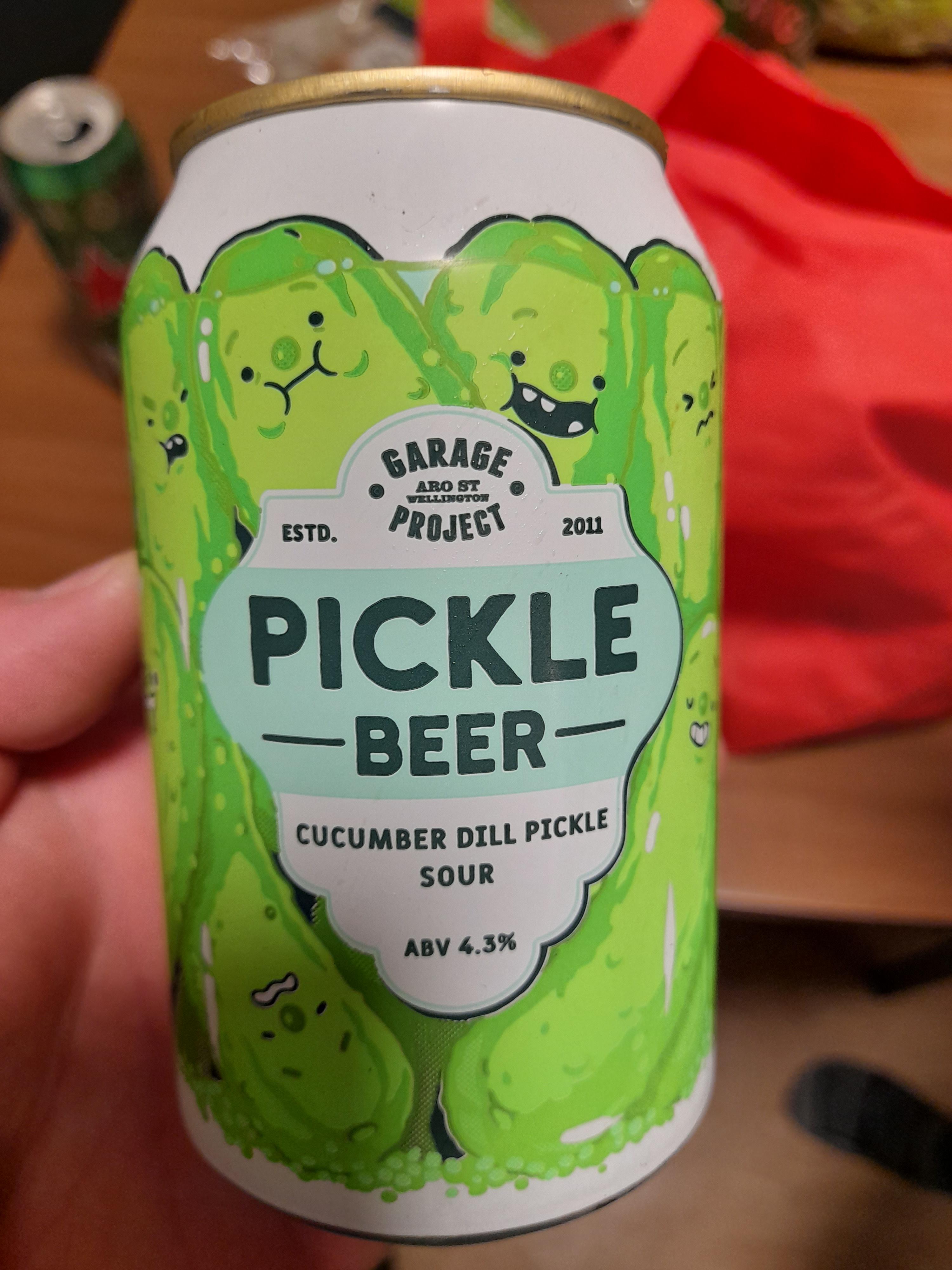 great pickle beer for a Saturday night Pickles