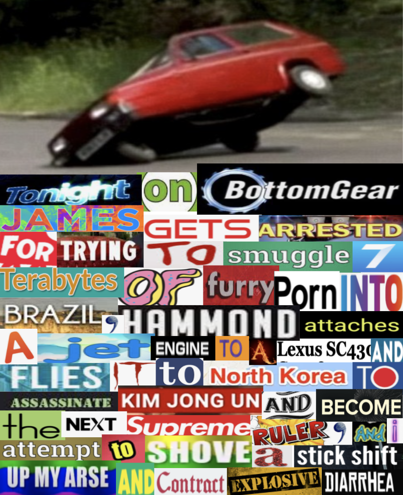 here's my bottom gear meme lol r/bottomgear