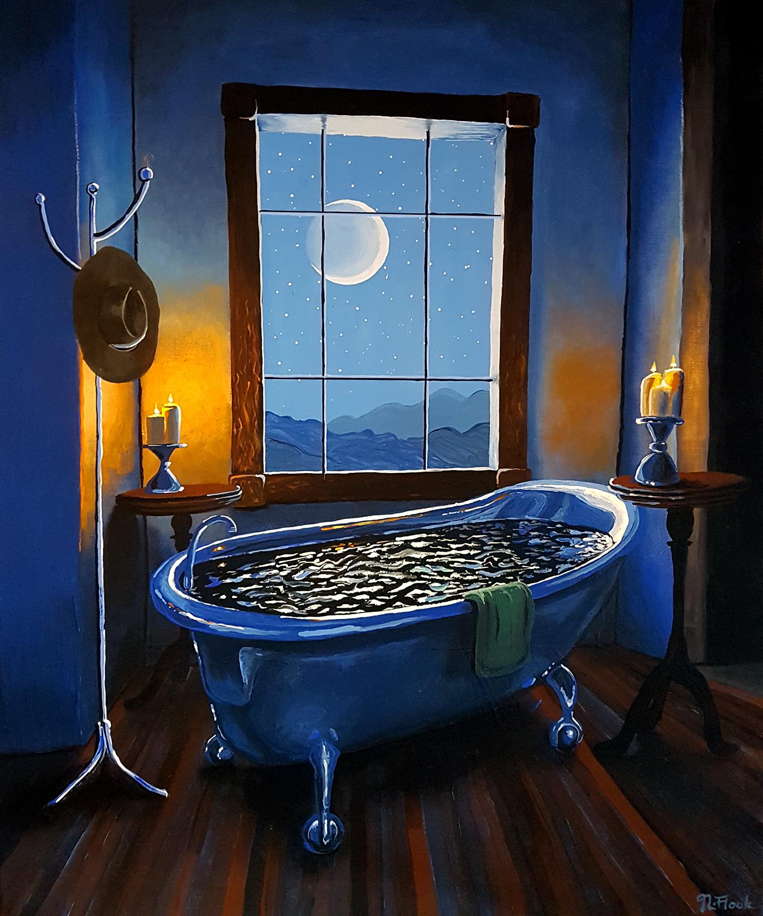My first published painting! "Blue Bath and Beyond" r/pics