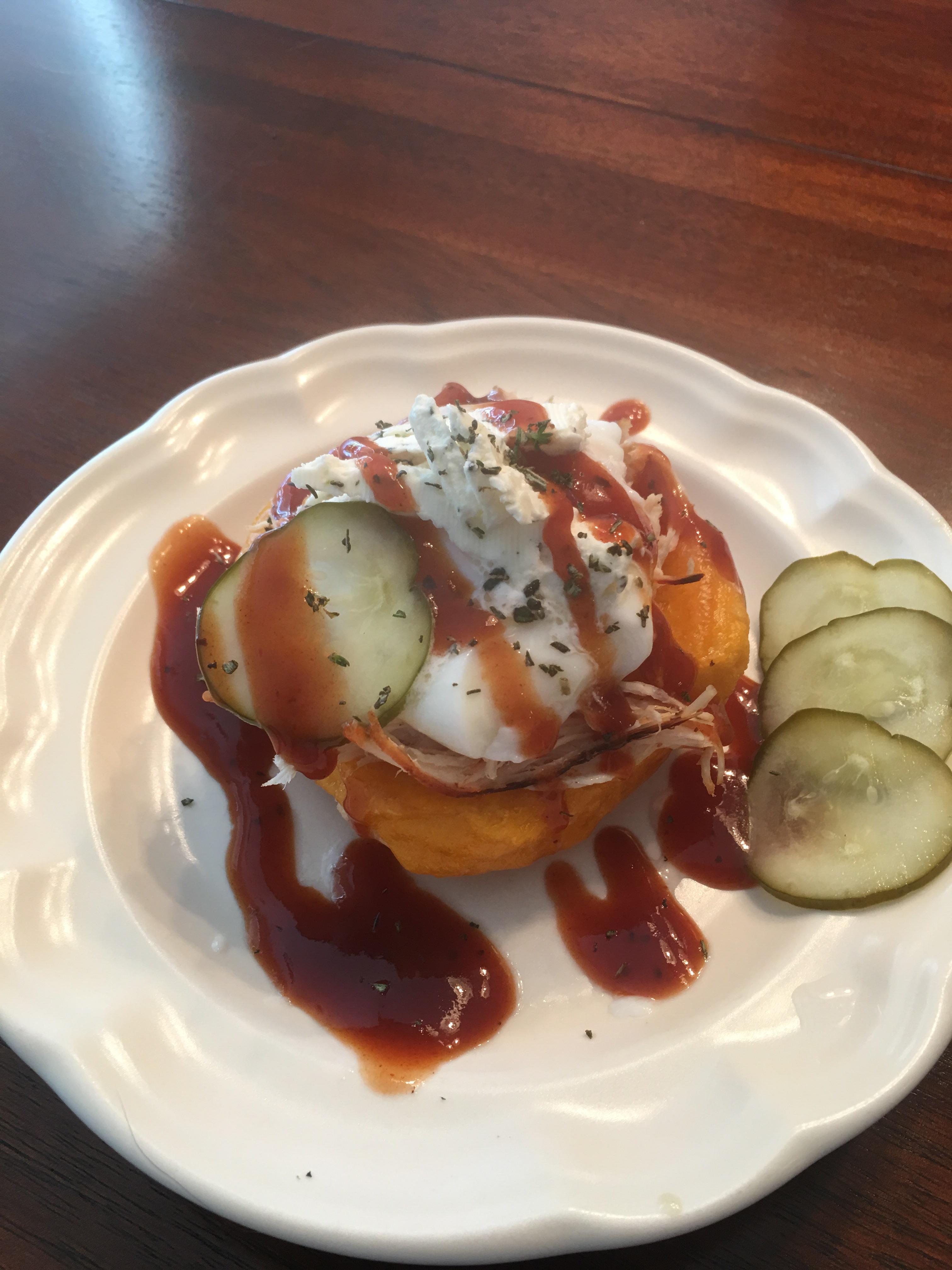 [Homemade] BBQ Eggs Benedict with Grilled Chicken, Sweet BBQ Sauce, and