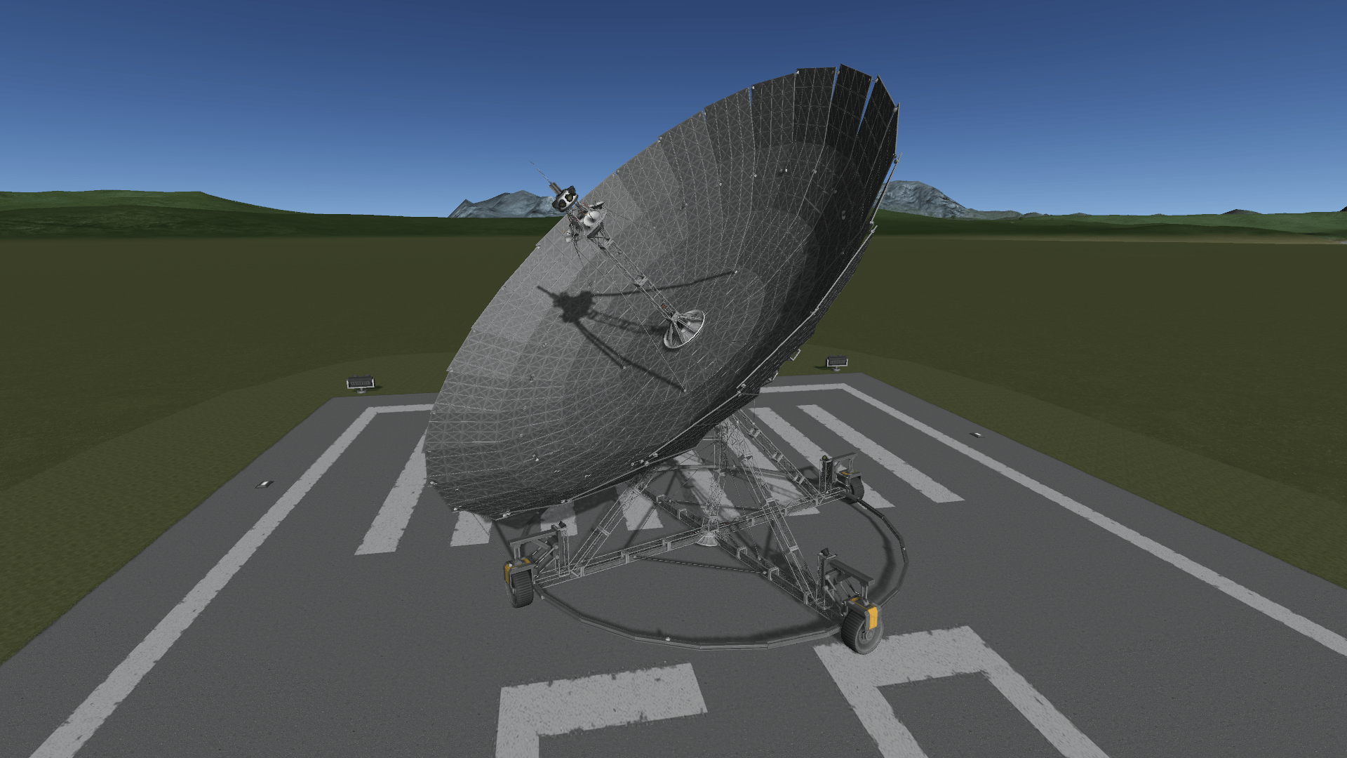 Large Rotatable Land Based Radio Dish r/KerbalSpaceProgram