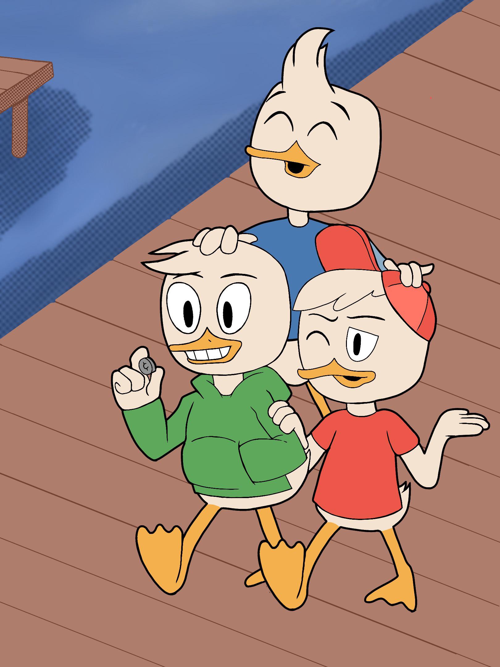 Ducktales Huey Dewey Louie