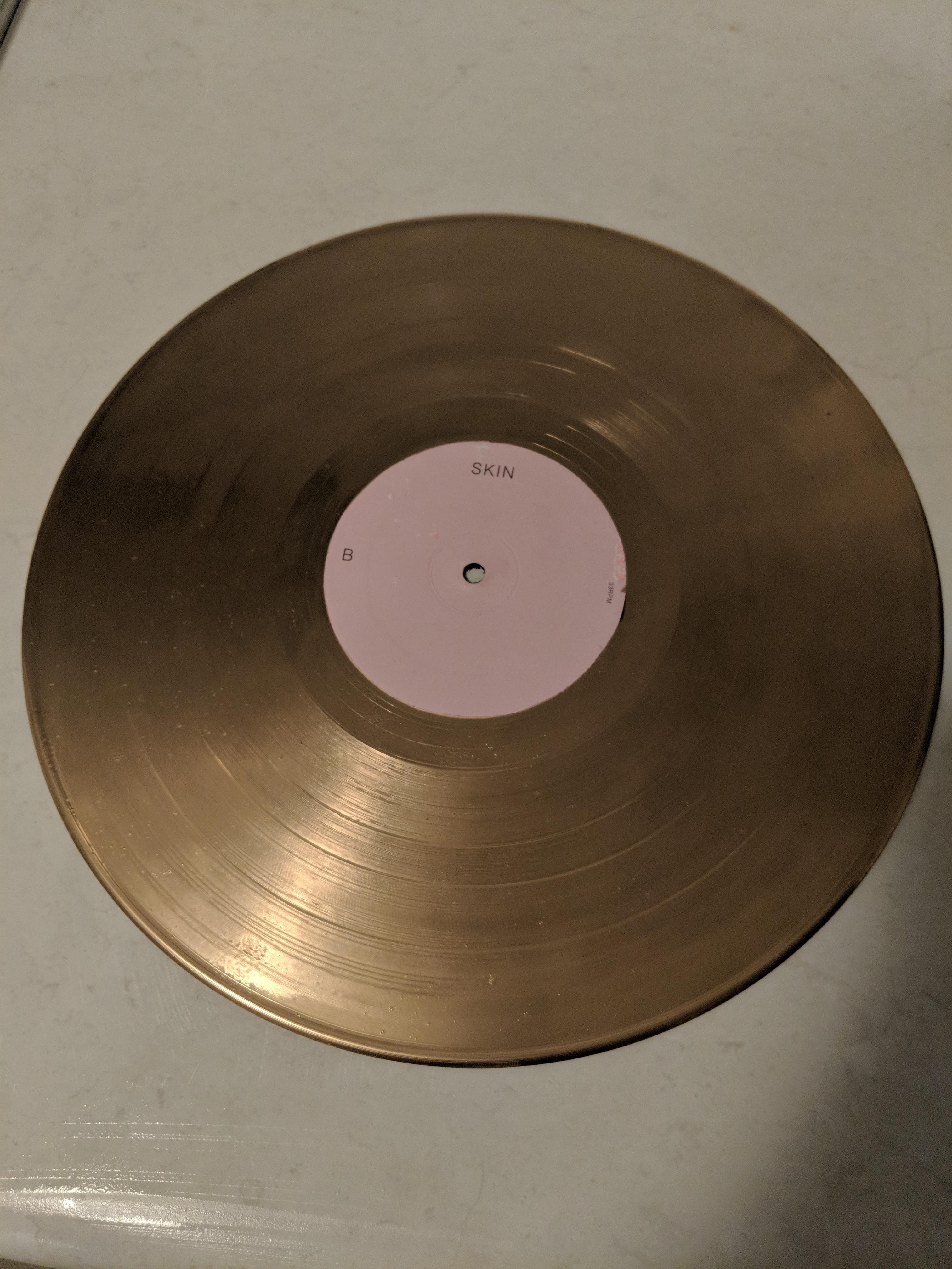 Had a heavily scratched record that i wanted to display. Decided to