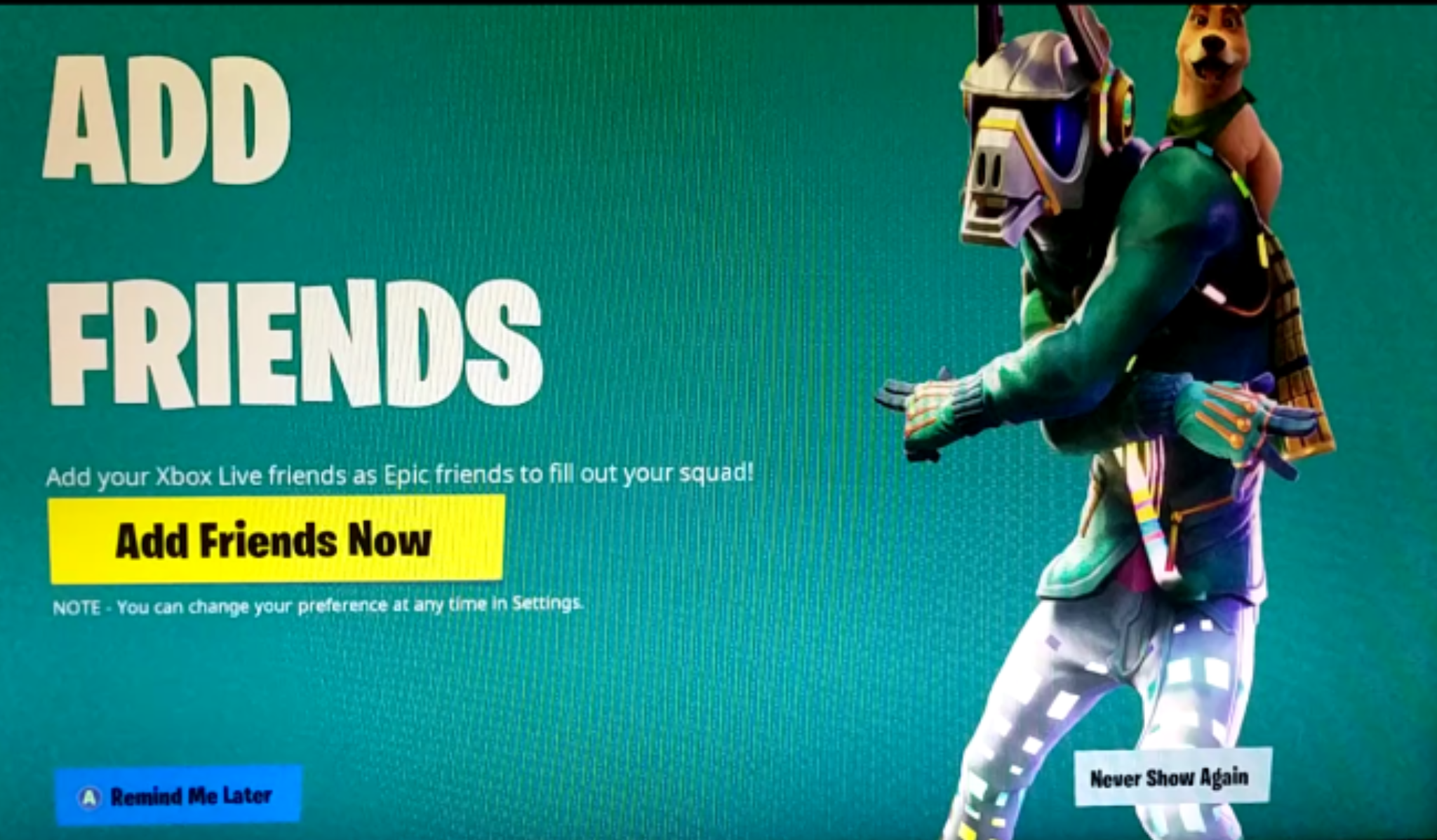 They updated the "add friends" screen! r/FortNiteBR