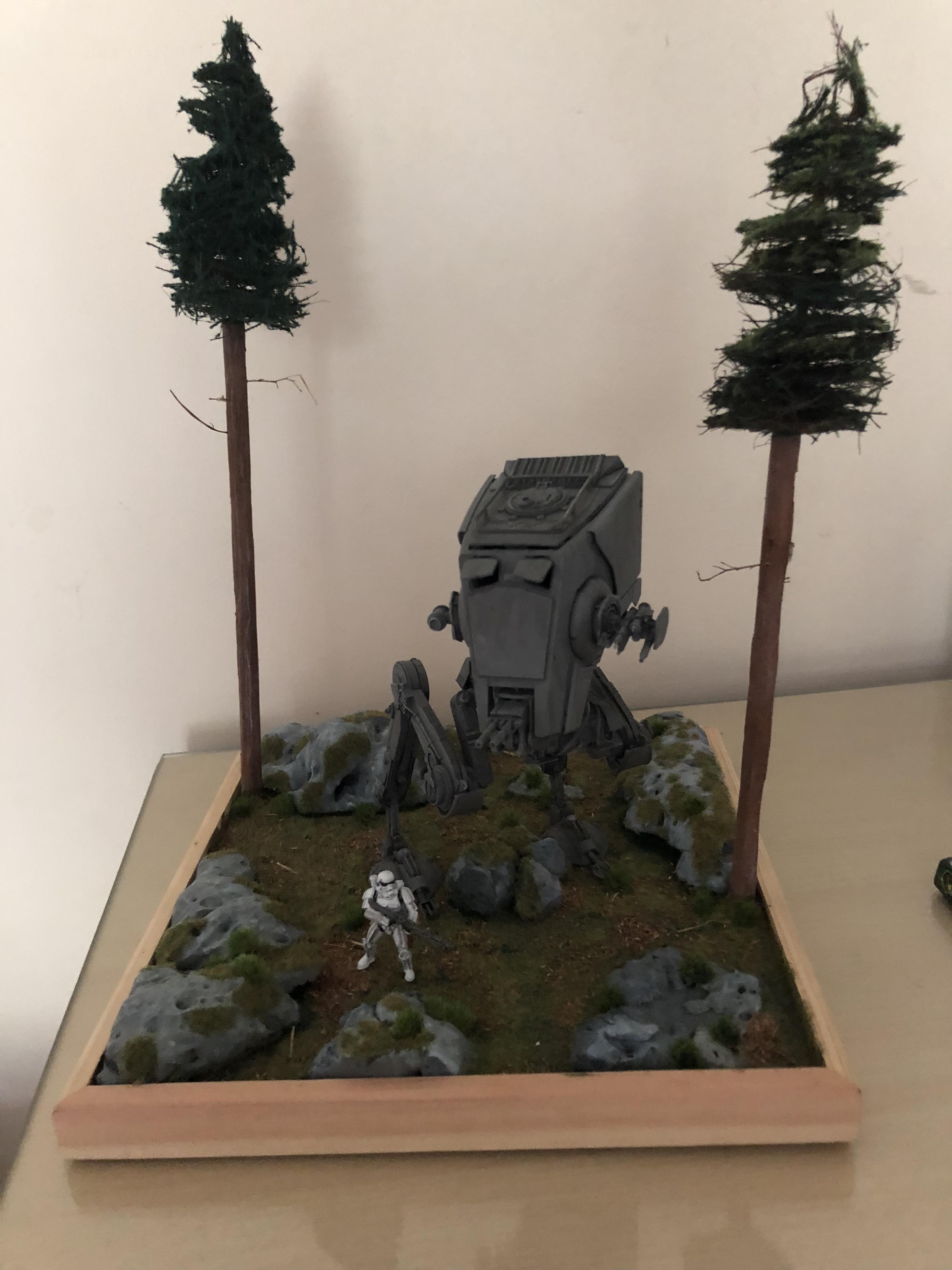My first Diorama Star Wars ATST SWlegion
