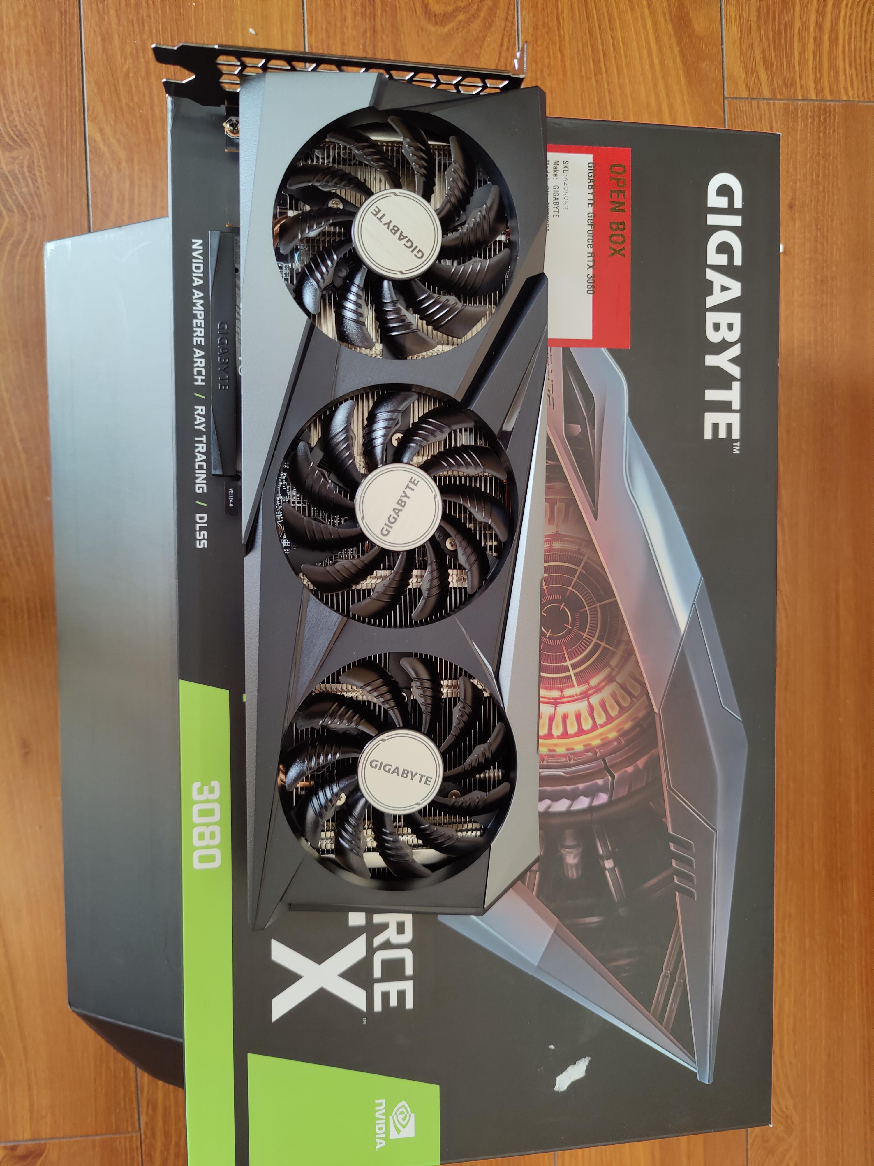 Bought an open box 3080 from BestBuy which turned out to be a 6500XT