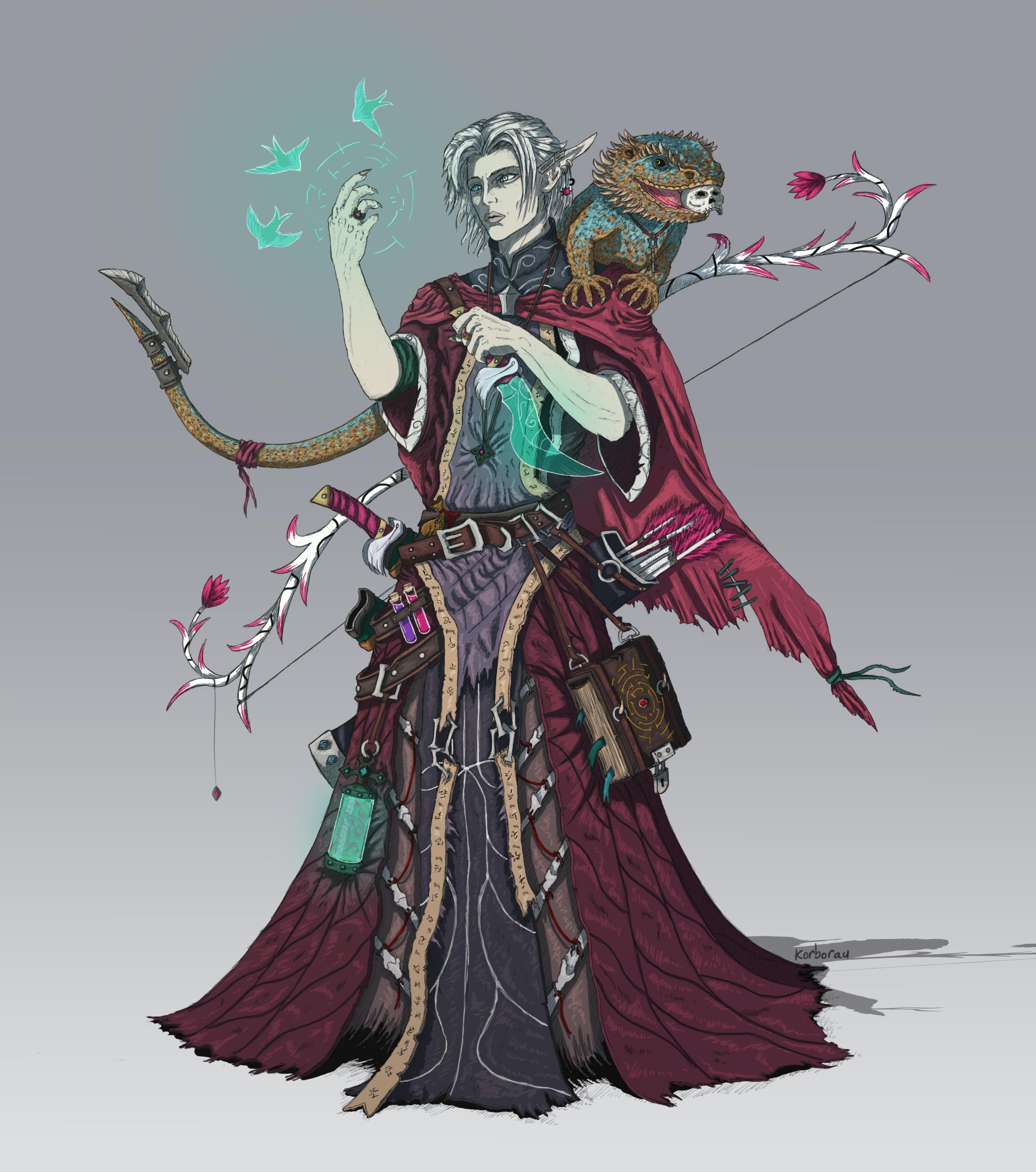 [Art] High Elf Necromancer r/DnD