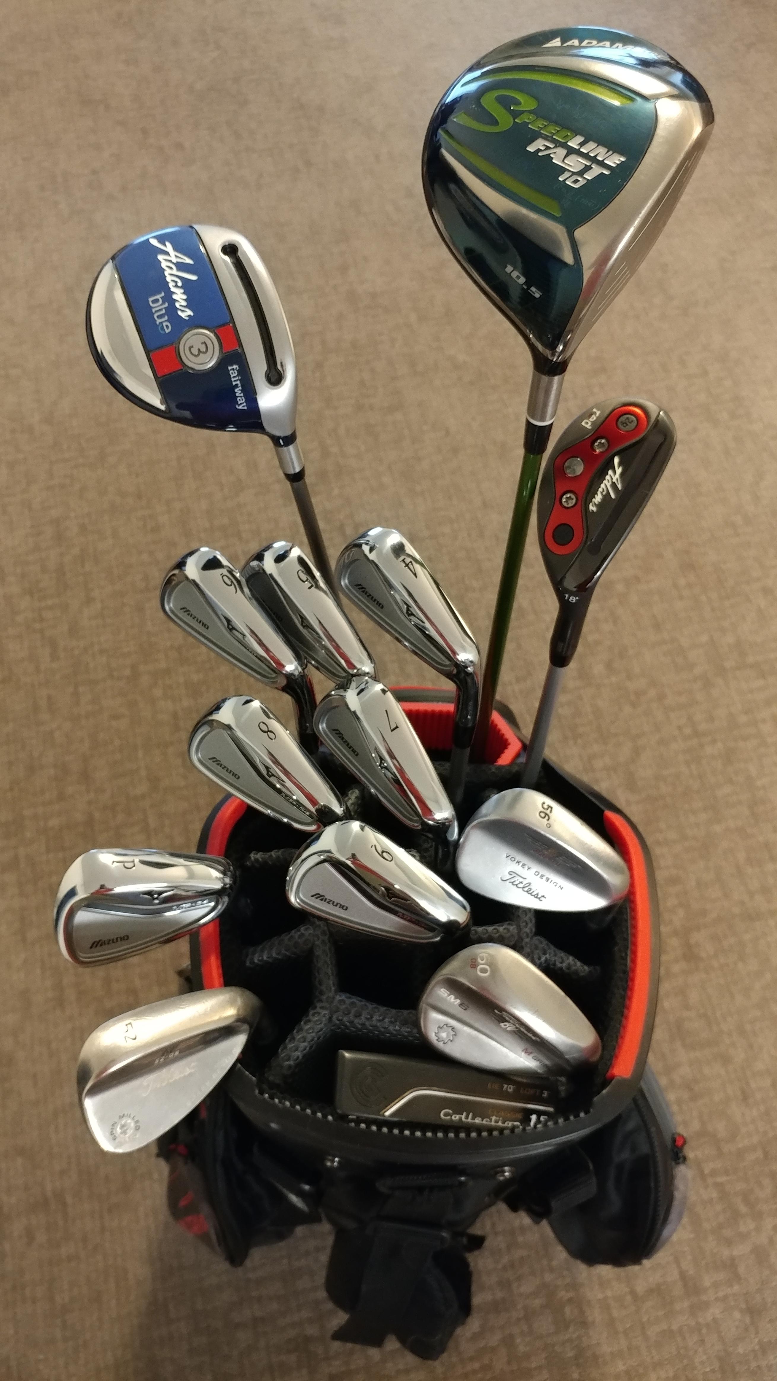 WITB 2017 New irons/hybrid/wood r/golf