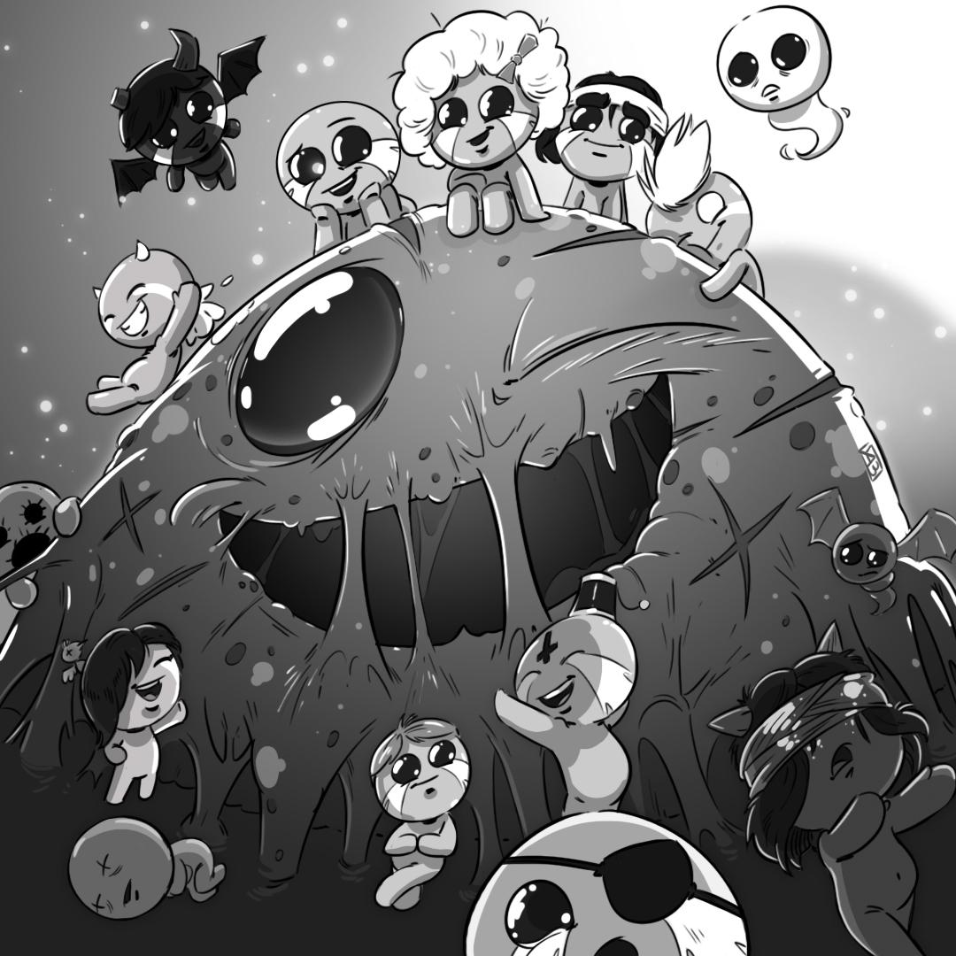 Day 07 ''Hush'' Isaactober ! If you want to support me go to my