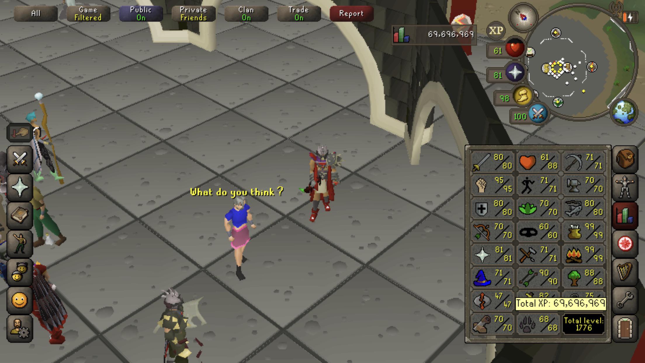 I did it guys. A true OSRS achievement, I can now quit and give this