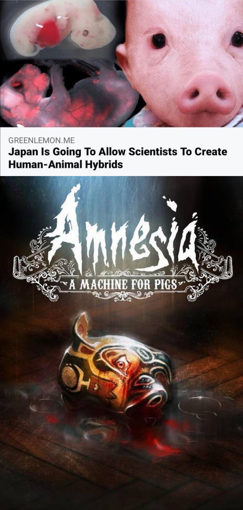 Who had man pigs for July? r/Amnesia