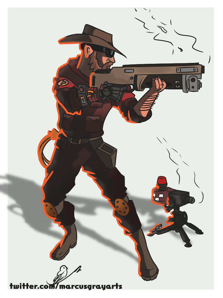 Battle Engineer (Art by me) tf2