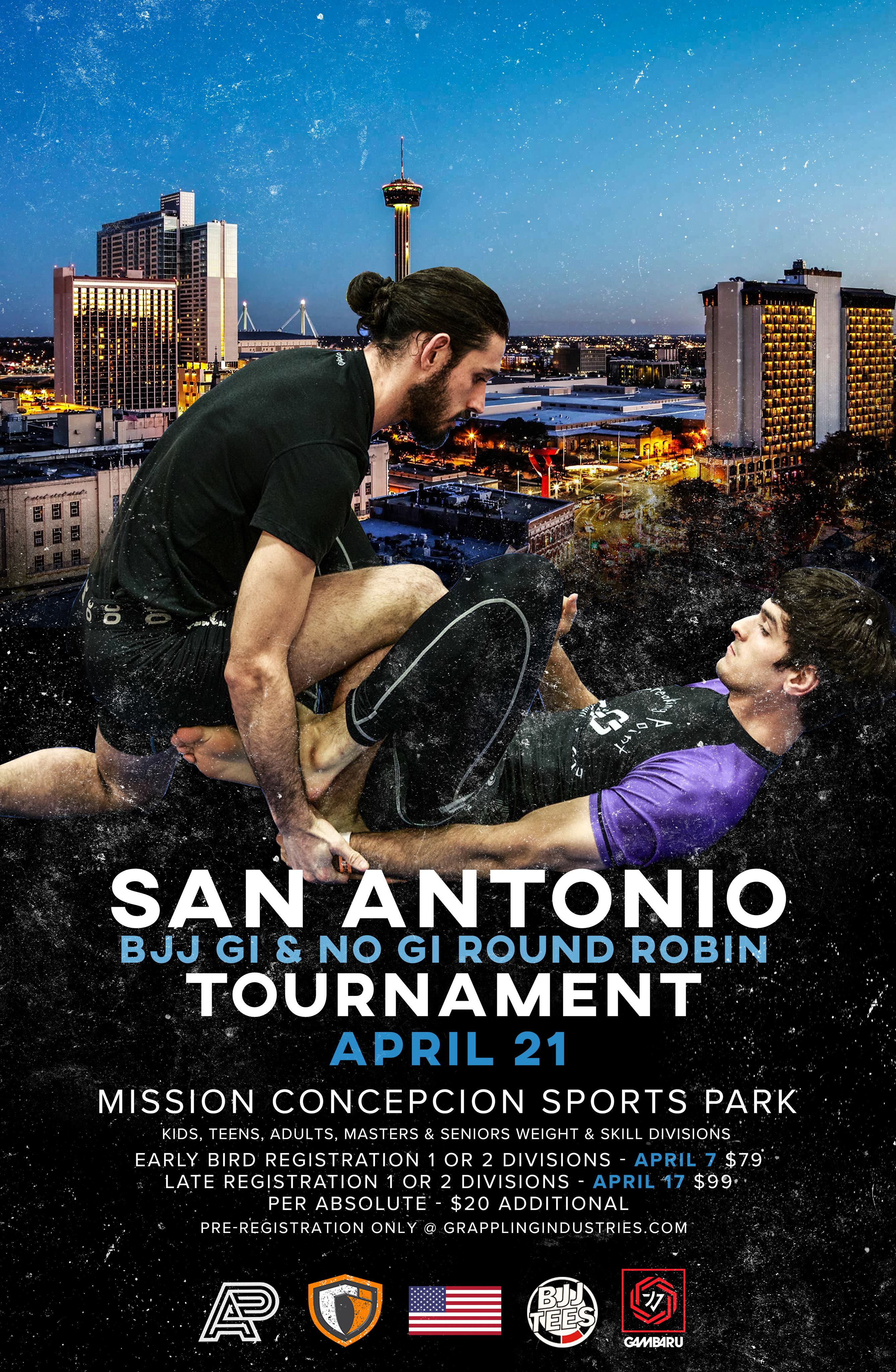 Grappling Industries SAN ANTONIO announced for April 21 Mission