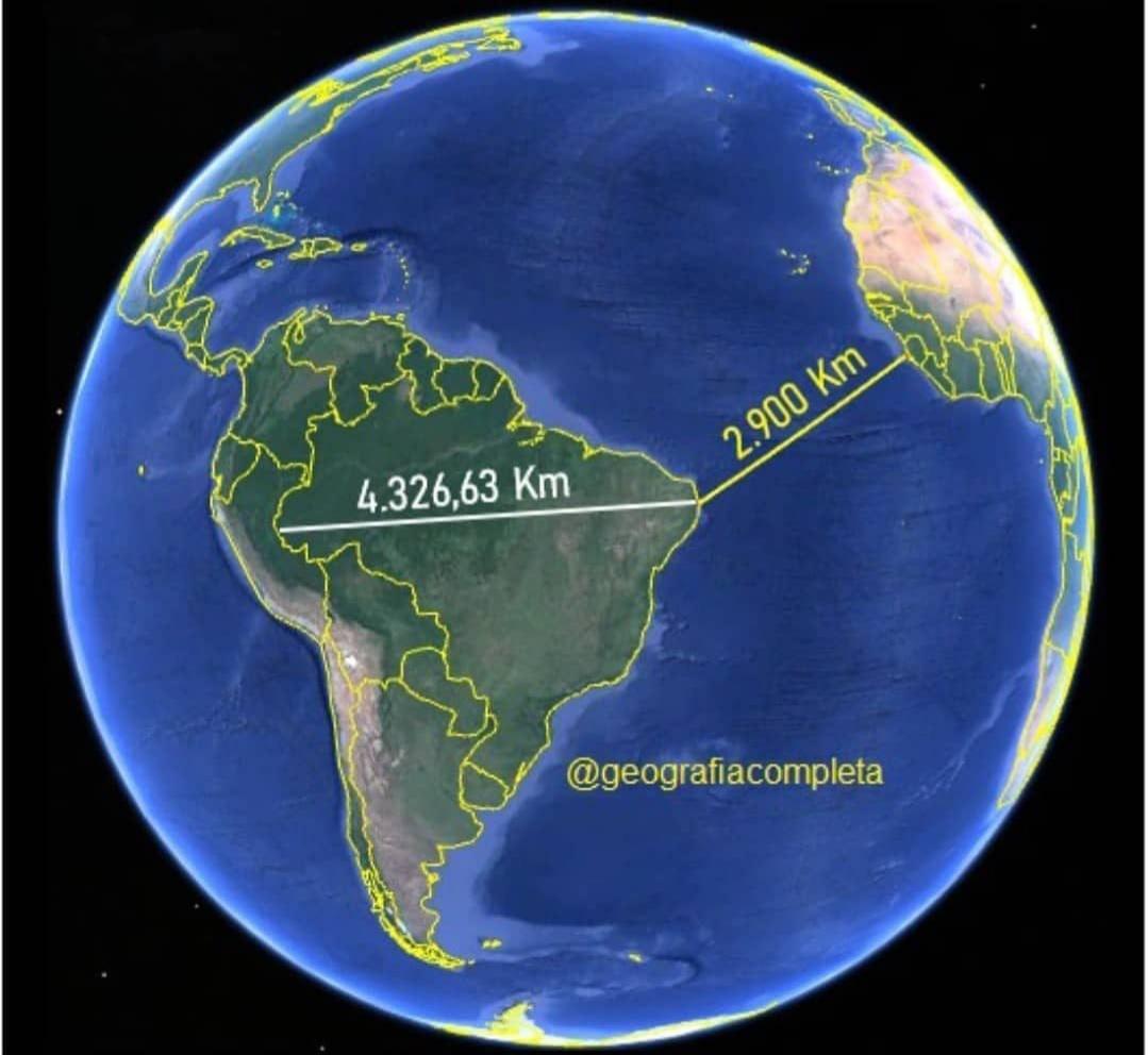 The easternmost point of Brazil is closer to Africa than to its