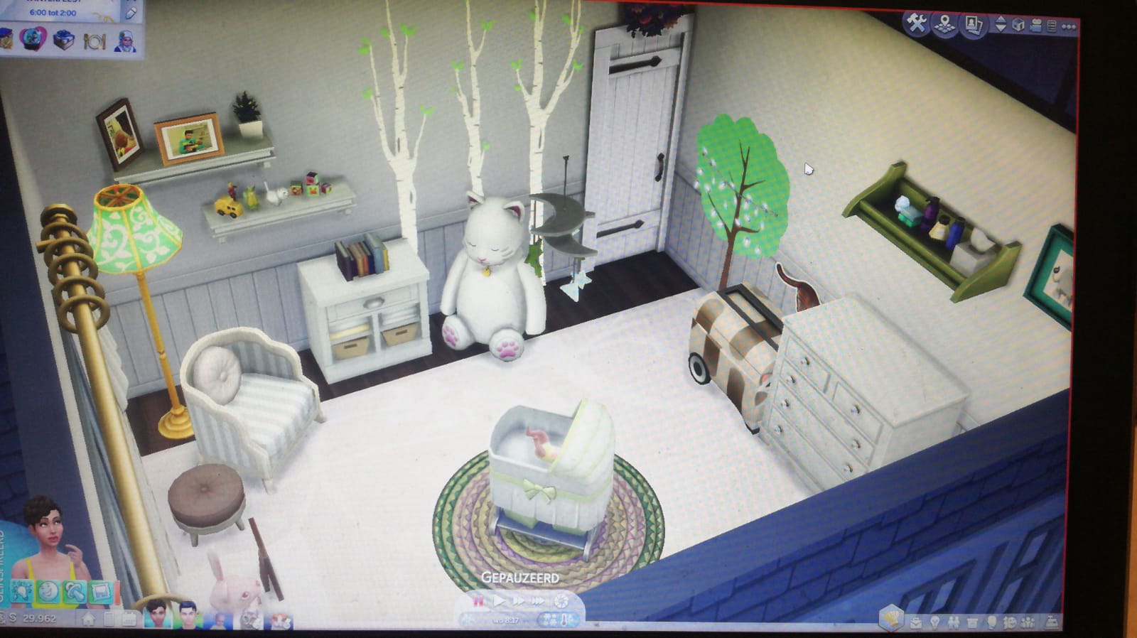 Sims 4 Improvised Cozy Nursery (no CC) r/thesims