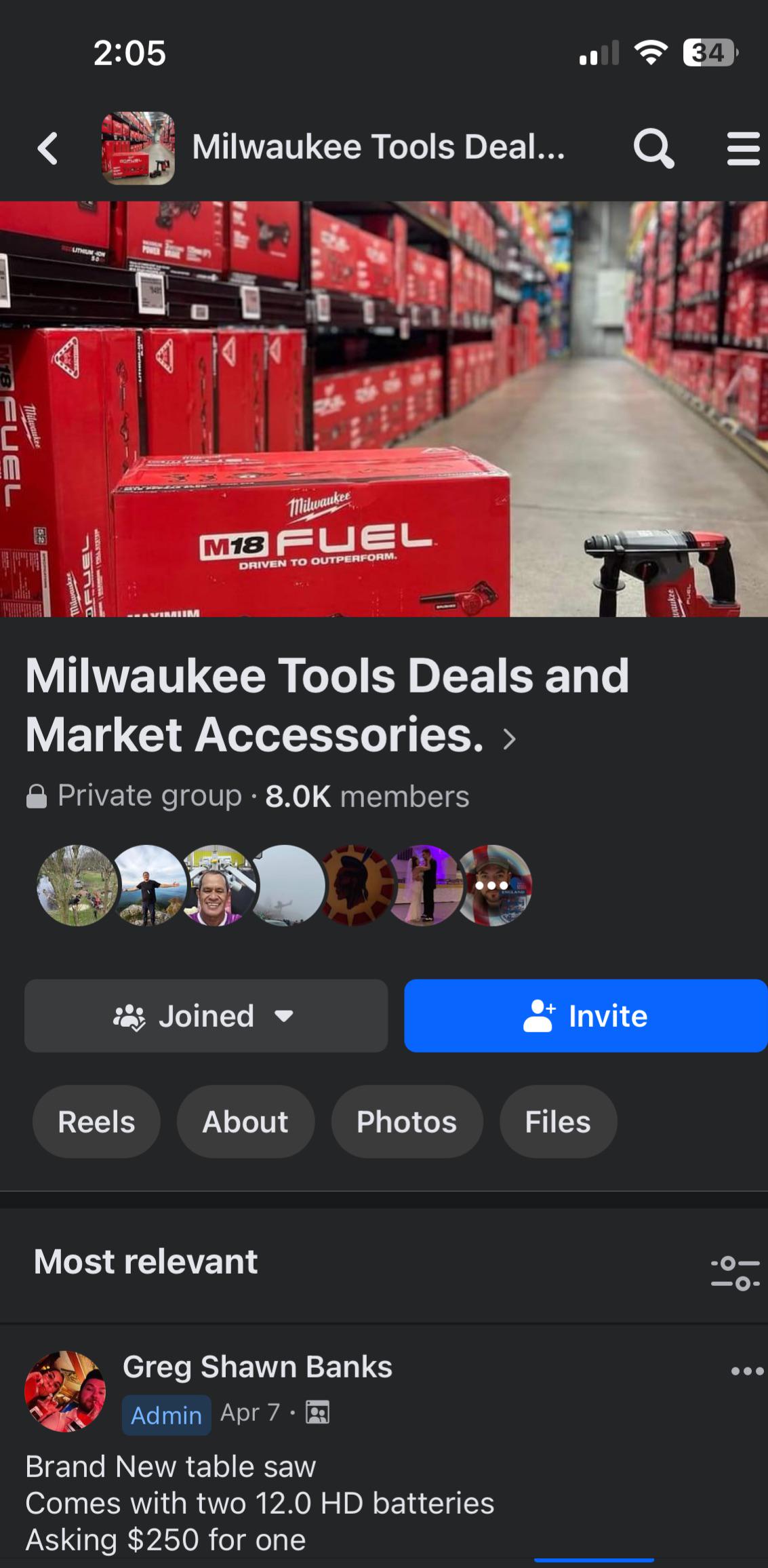 Milwaukee tool deals Facebook page SCAM r/MilwaukeeTool