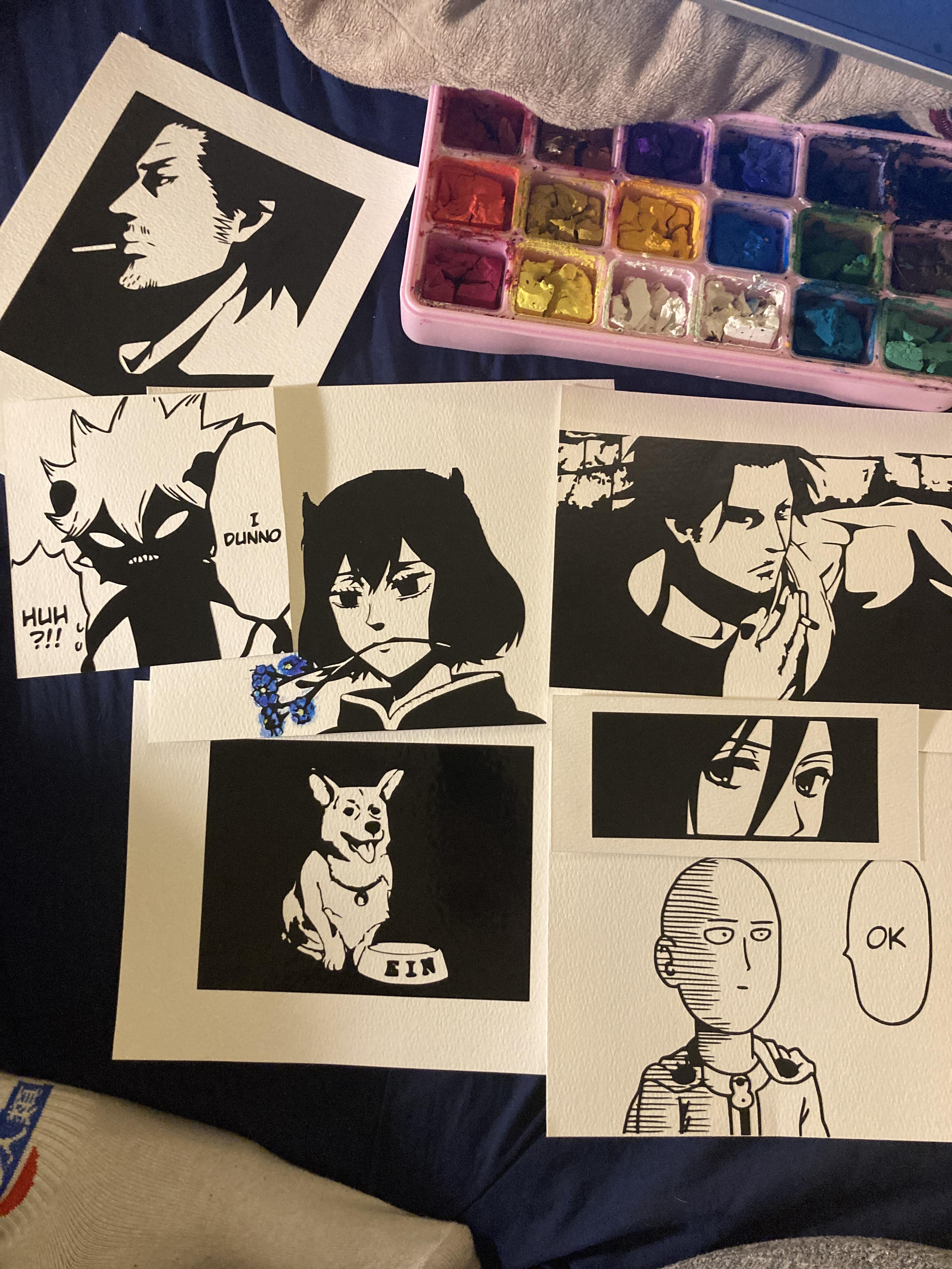 Bought a cricut two days ago and already obsessed with making anime