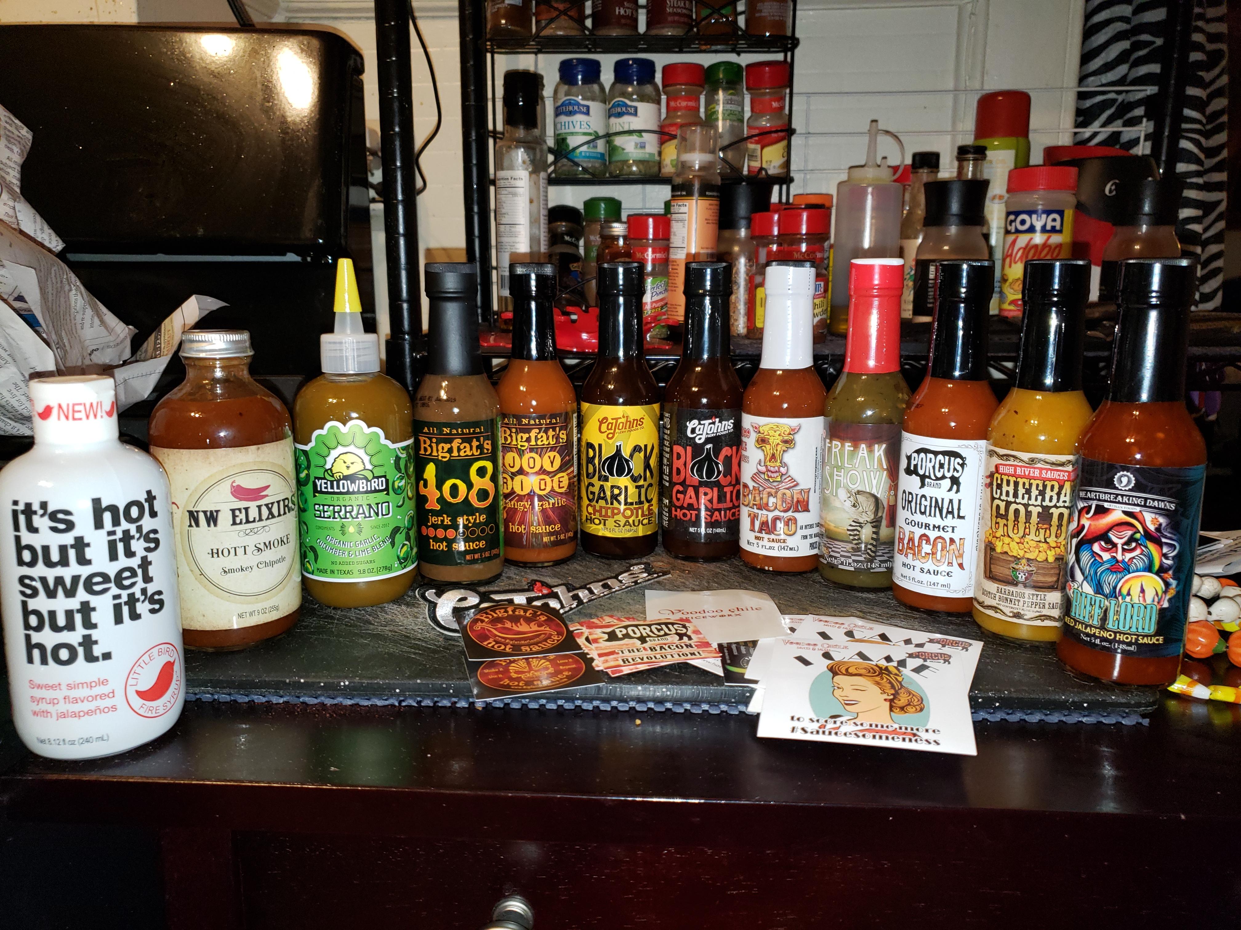 Today's Hot Sauce Expo Haul! r/hotsauce