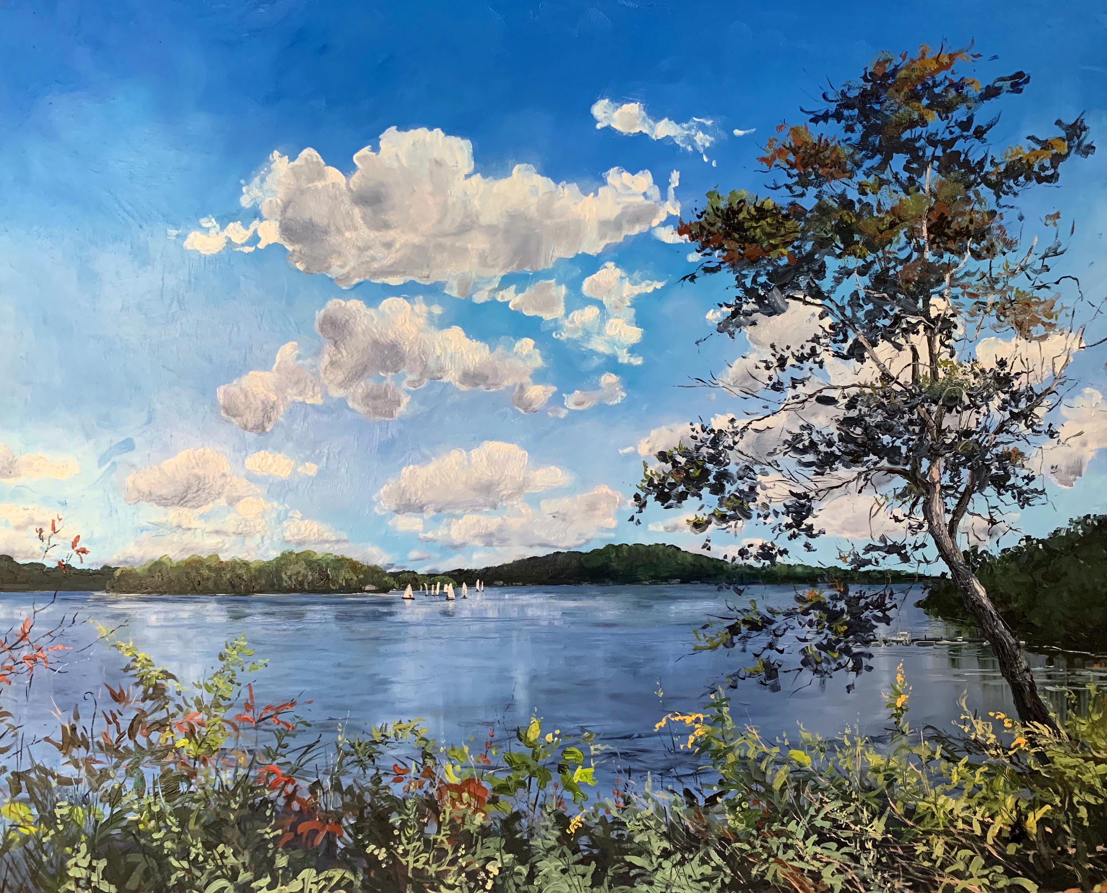 I painted this and I’m proud of it! Lake Pocotopaug East Hampton CT