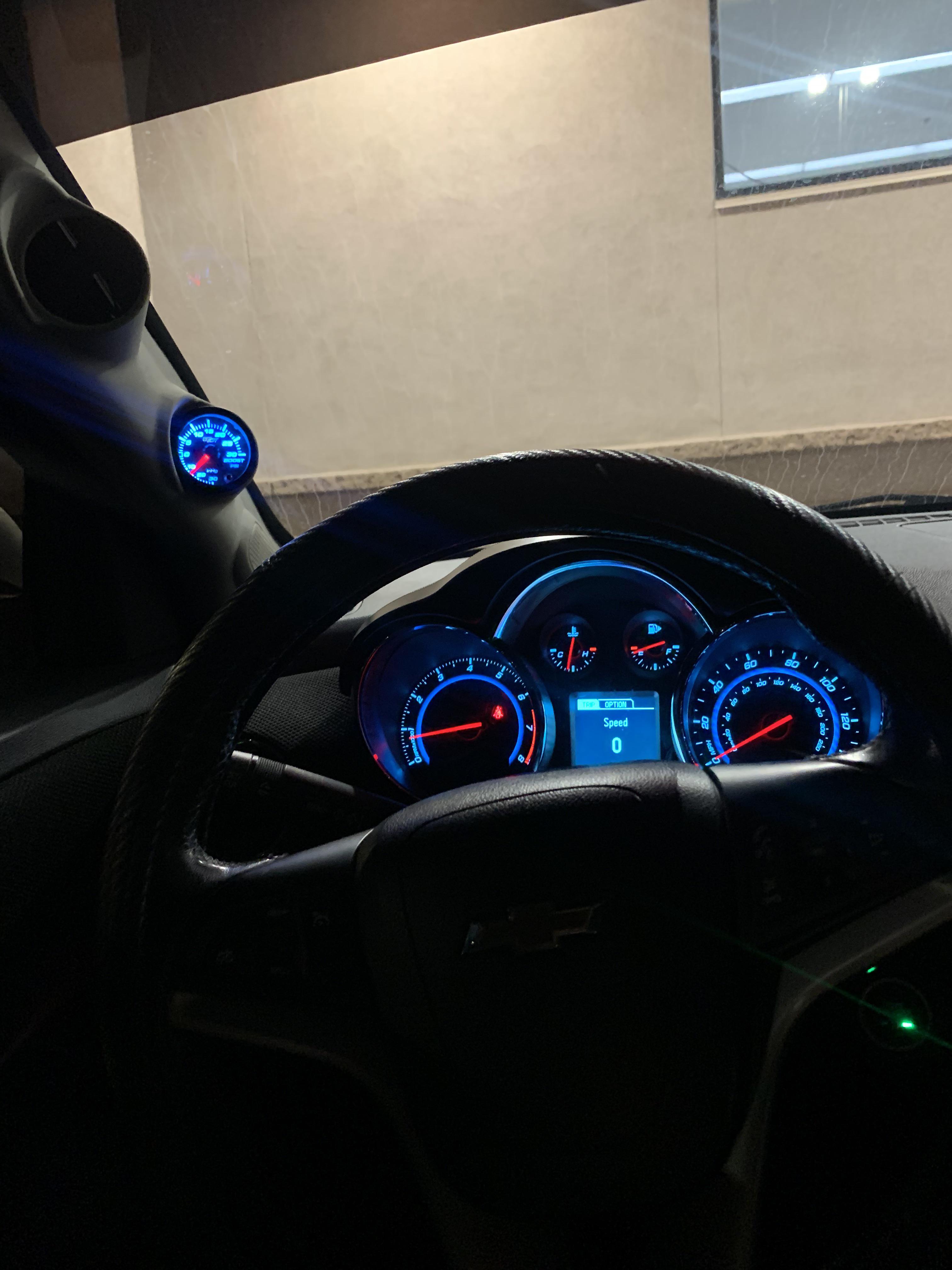 Added a boost gauge to Ltz. r/cruze