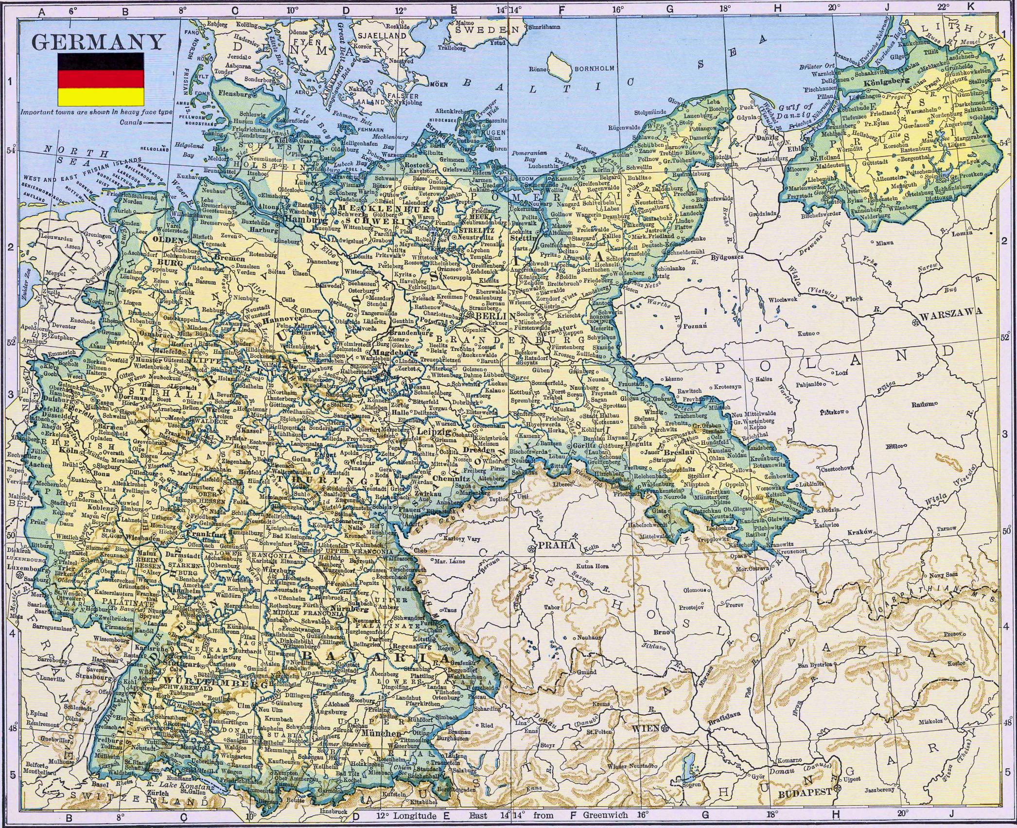 Pain Points De Weimar, Allemagne Carte German Reich (Weimar Republic) MapPorn
