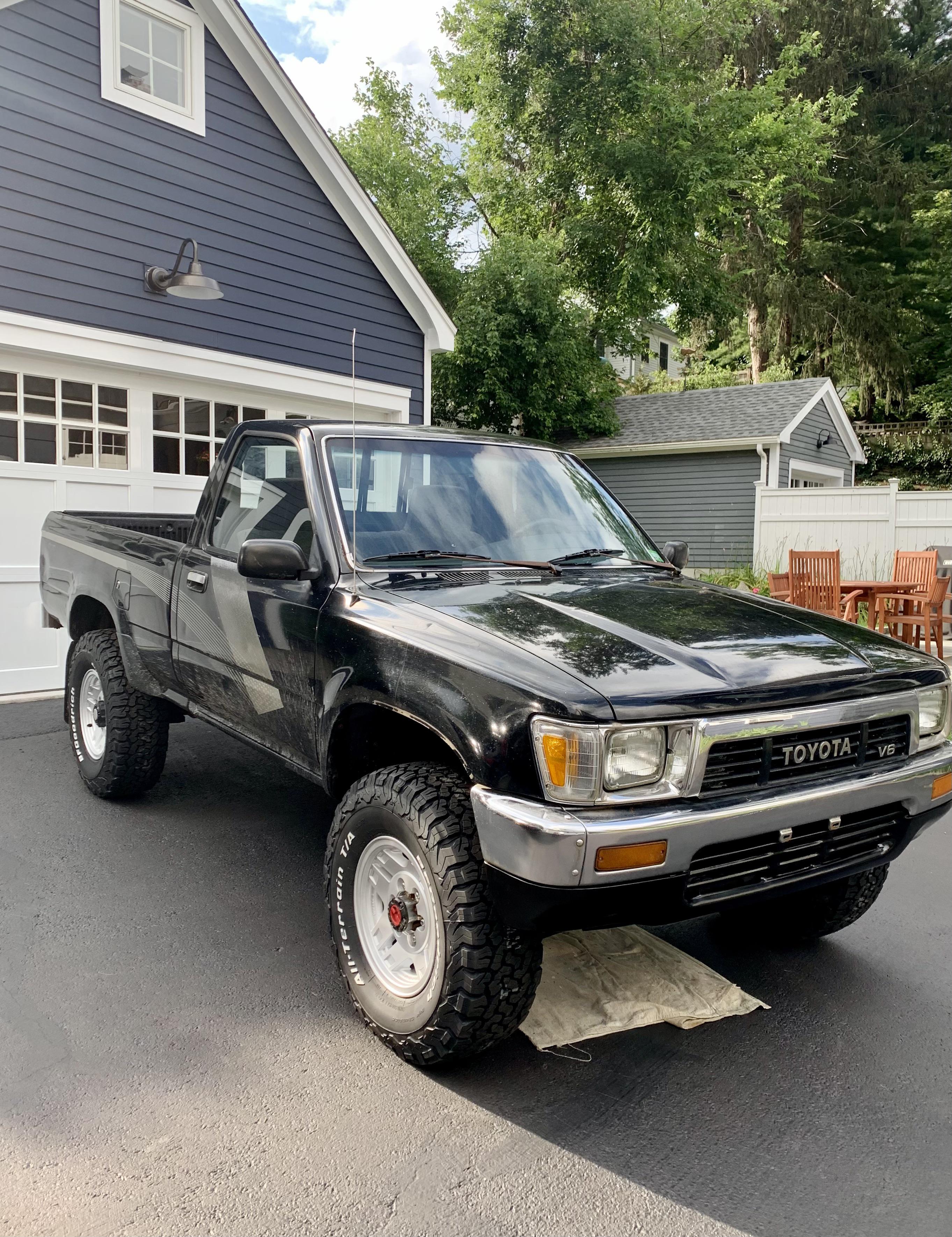 Just purchased this 94 pickup and want to find gloss black steel rims