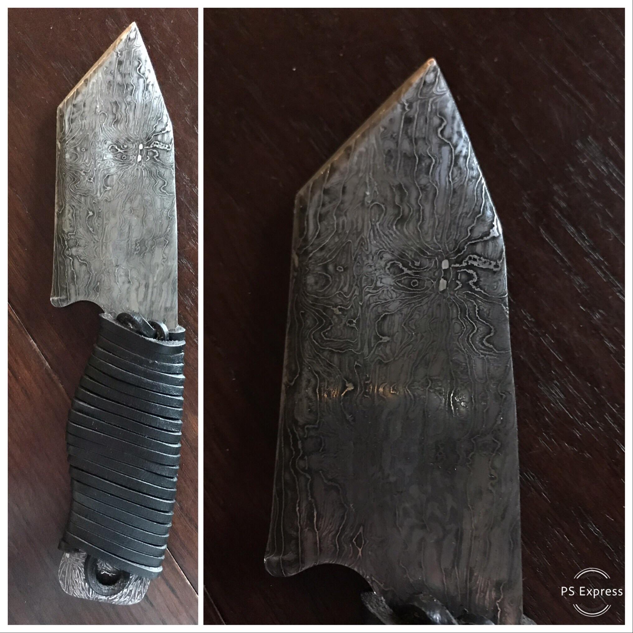 Third knife, bevels were freehanded. I know it has many faults but I