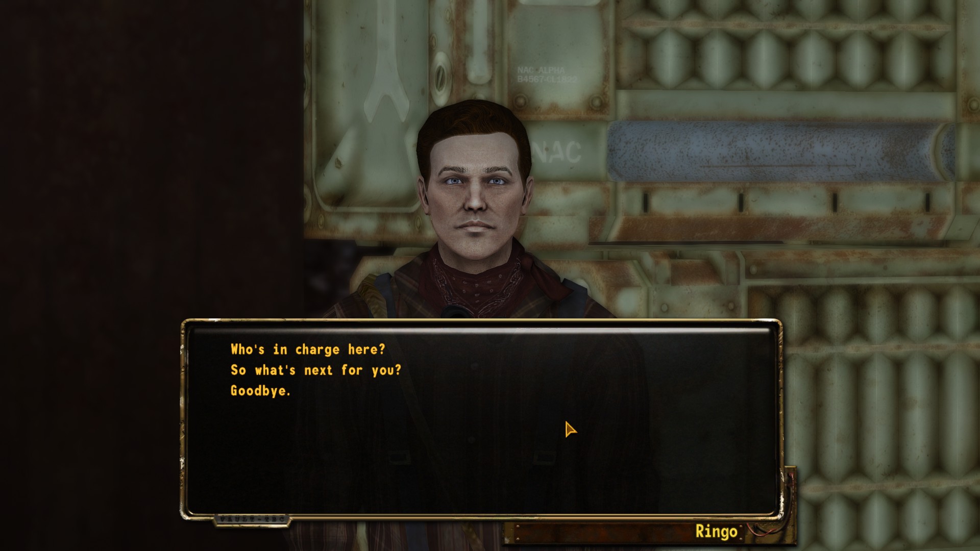 I did the boomers quest to get jacks girlfriend and ringo followed me