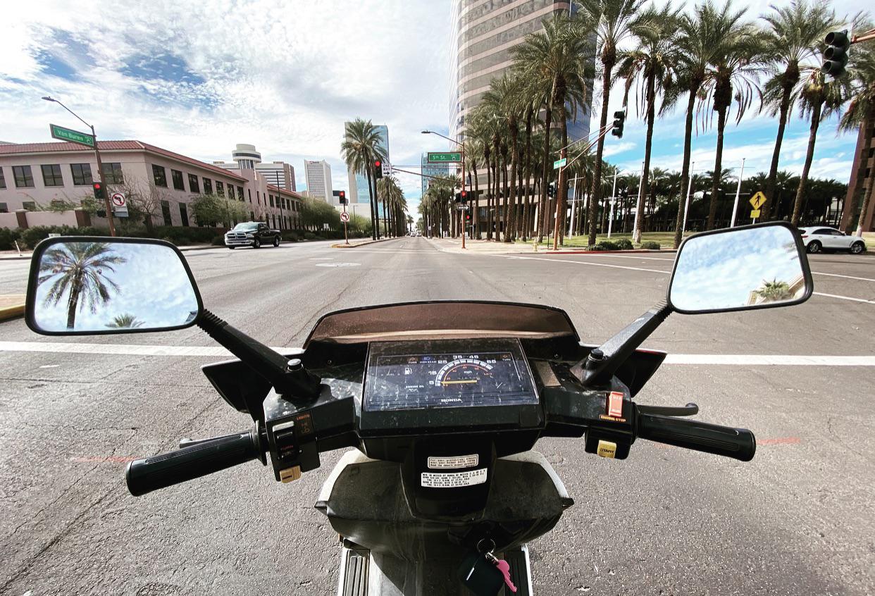 Ride in downtown Phoenix r/scooters