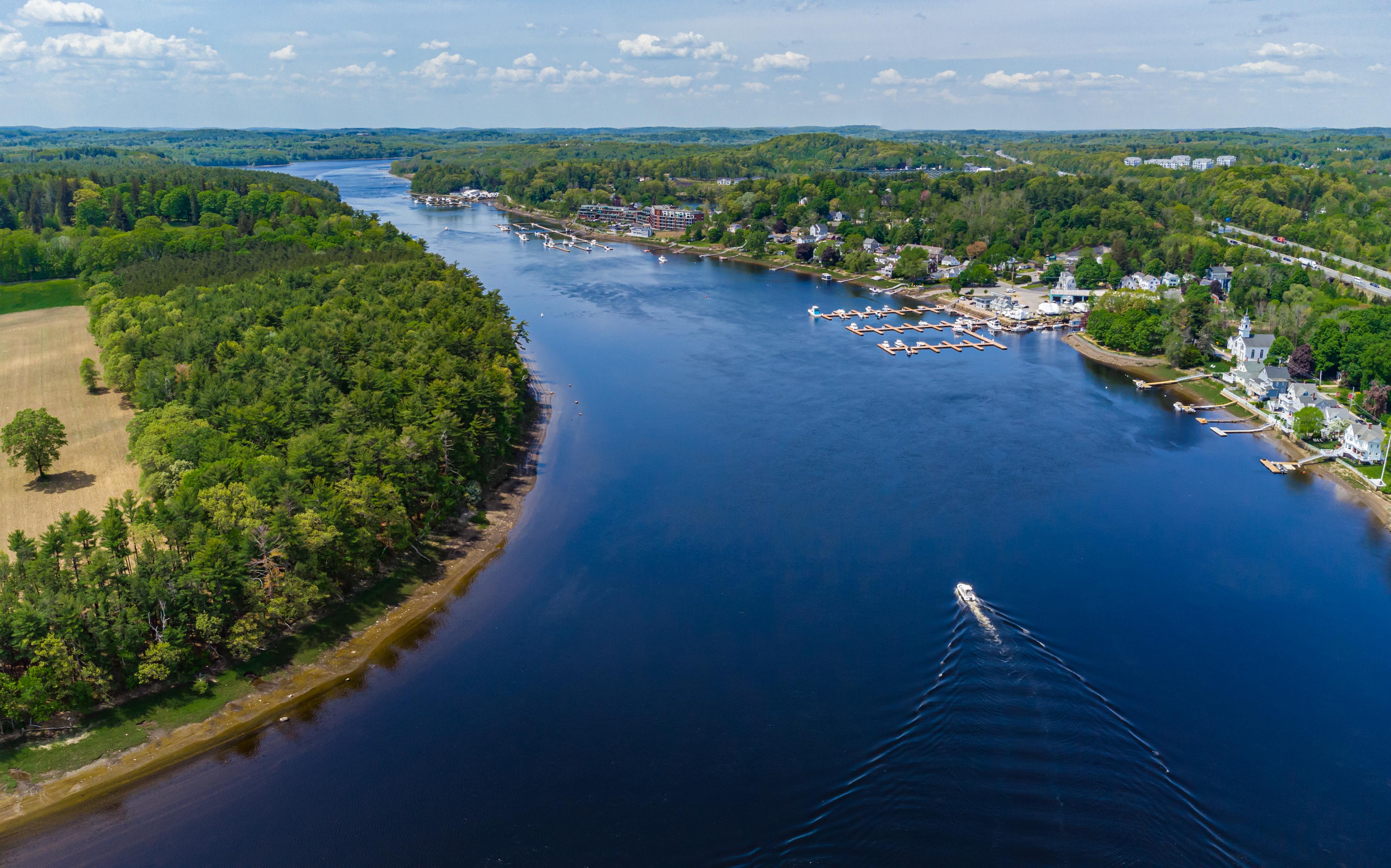 Merrimack River in Northern Massachusetts r/drones