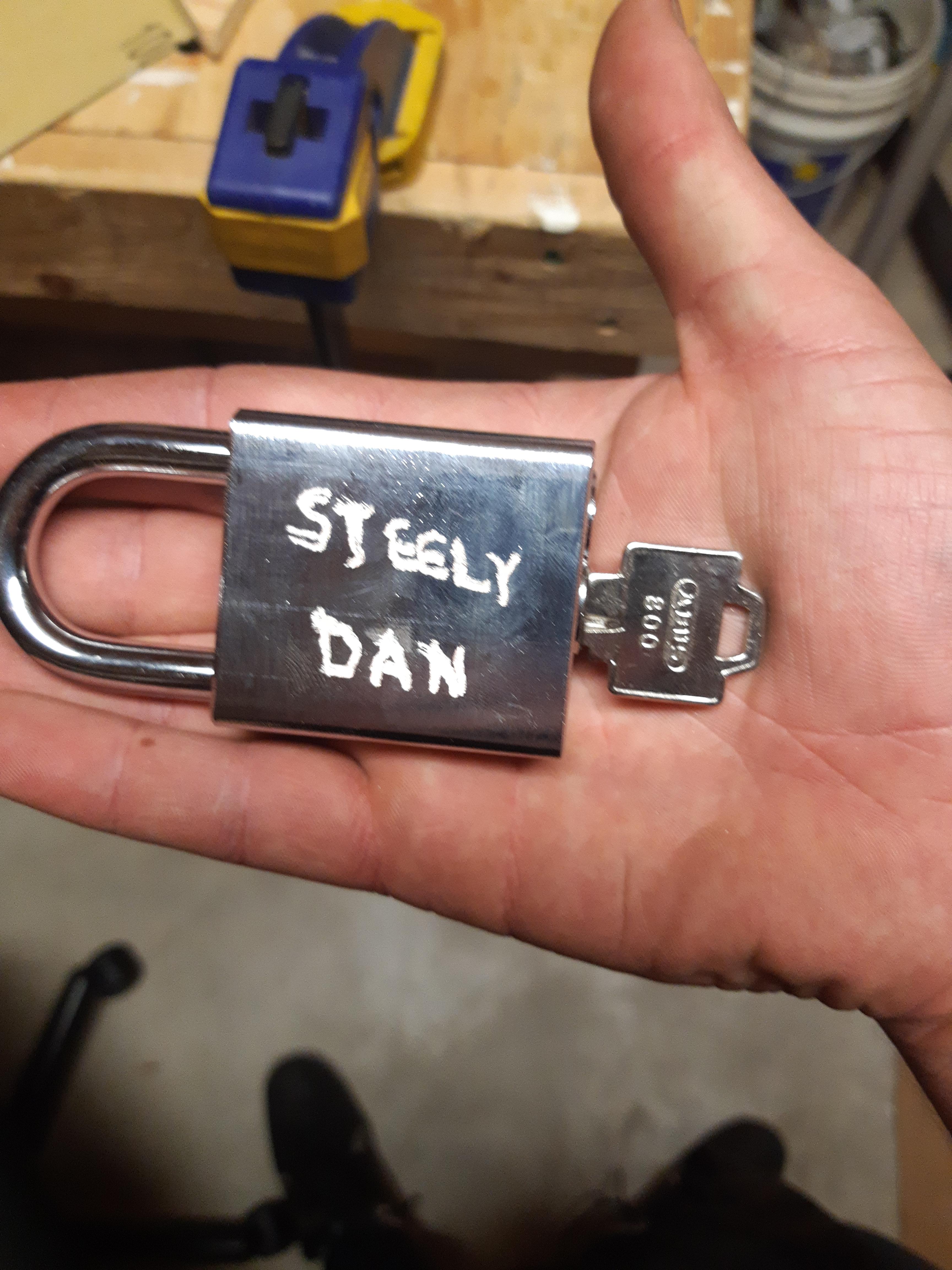 Here is Steely Dan, my Challenge Lock r/lockpicking
